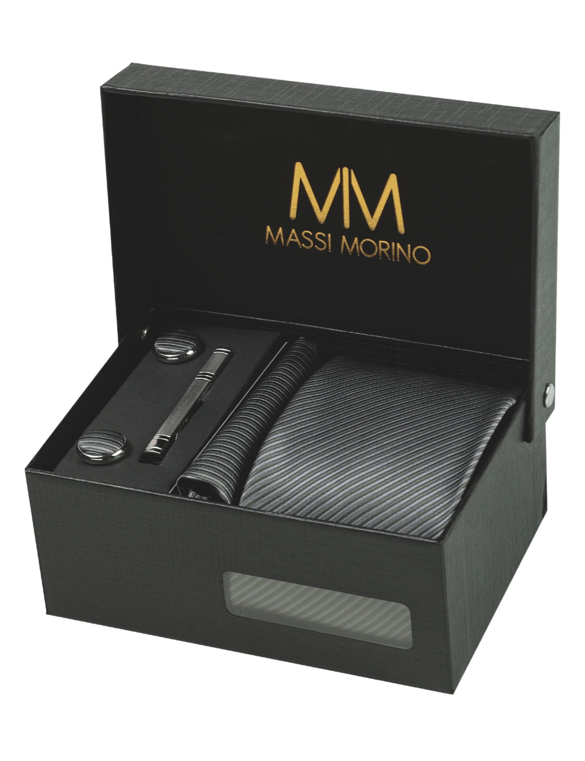 Massi Morino Krawatte (1-St) mit Einstecktuch, günstig online kaufen