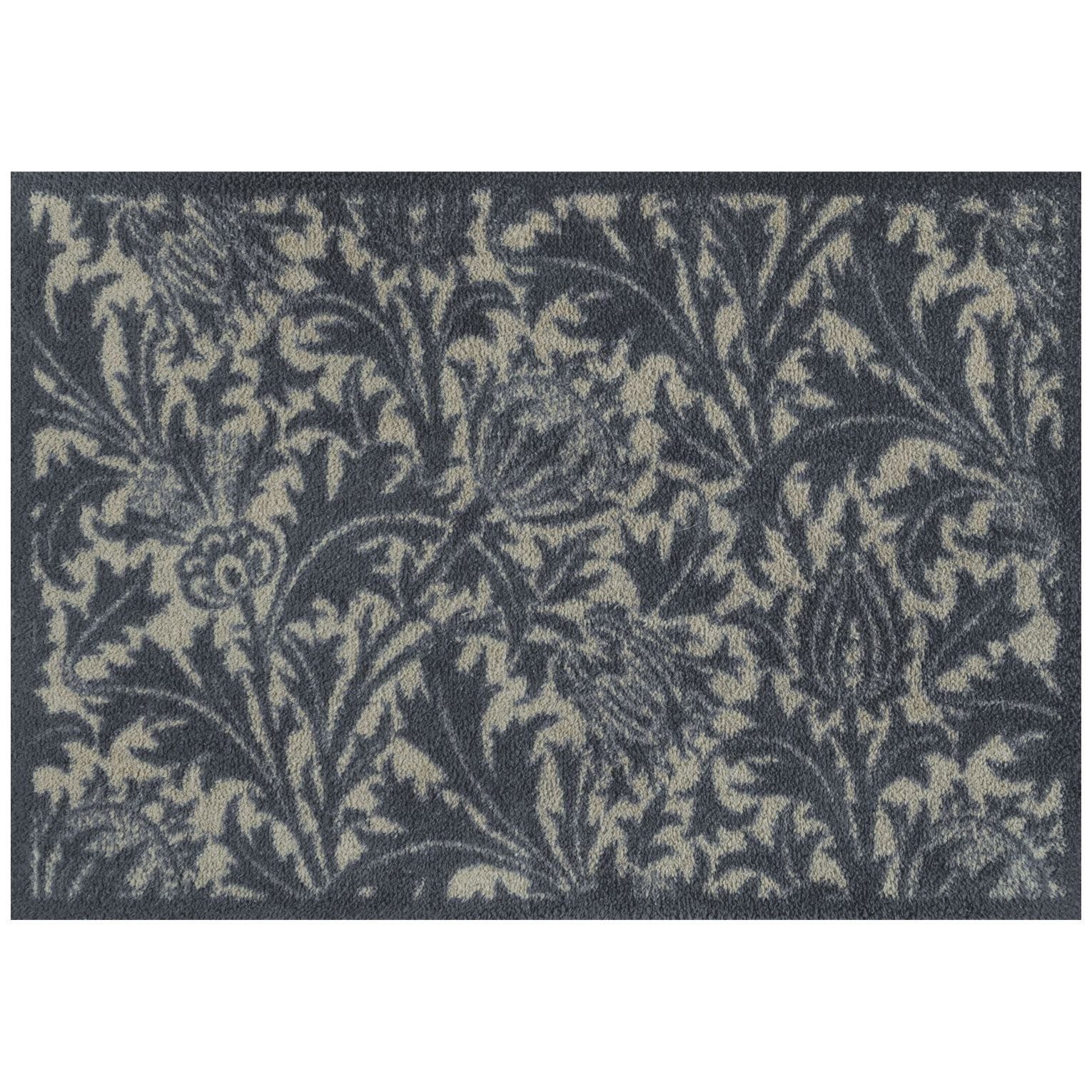 Floornovo Fußmatte Schmutzfangmatte, Edeldistel, 85 x 60 cm, rechteckig, rutschfest