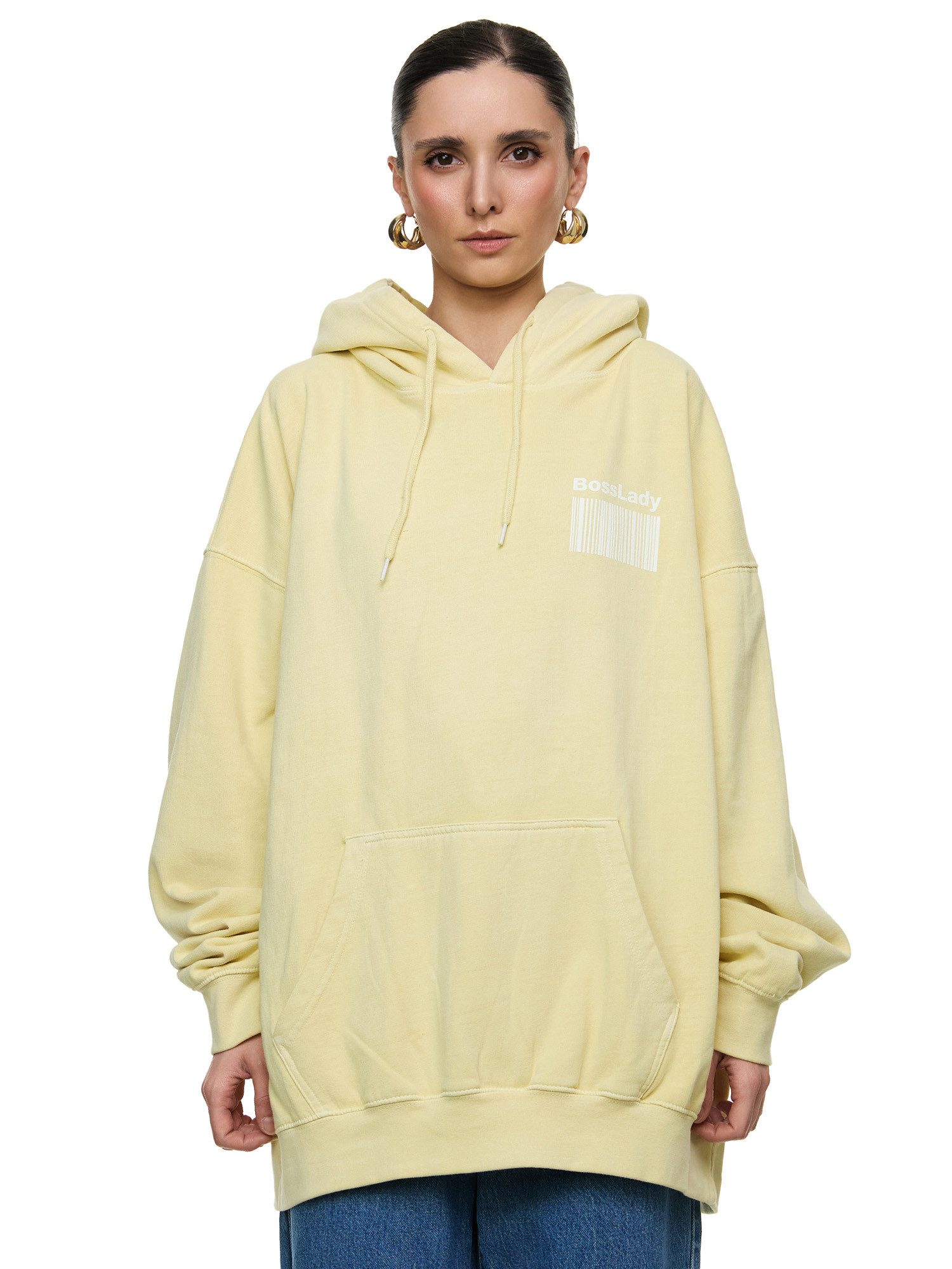 Worldclassca Hoodie Worldclassca Oversized Print Boss günstig online kaufen