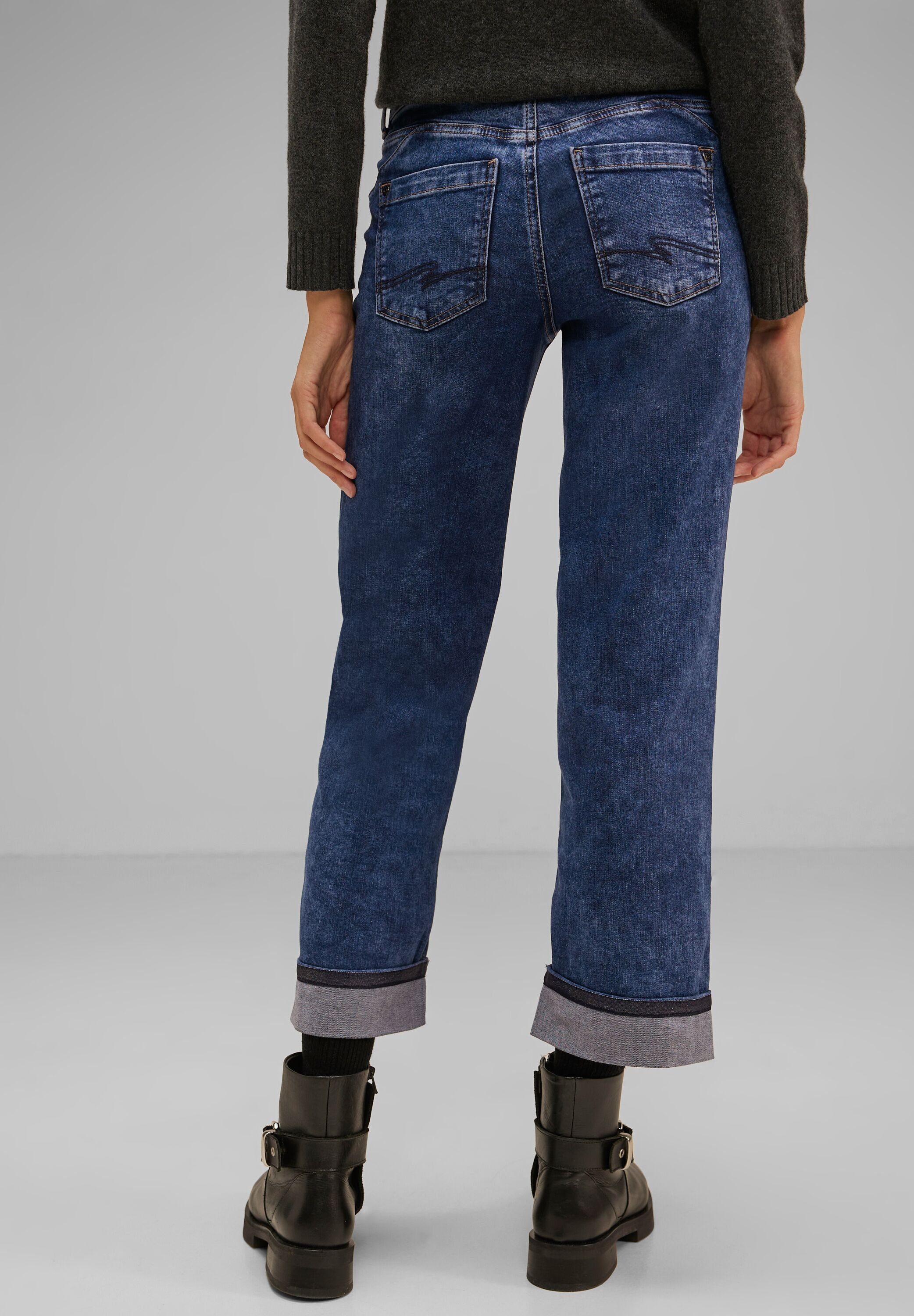 STREET ONE Straight-Jeans Middle Waist