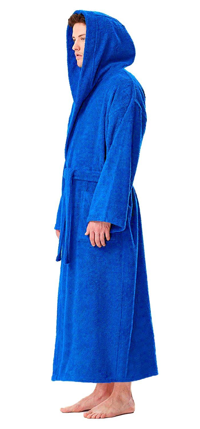 Arus Herrenbademantel Astrom aus Baumwoll-Frottee, Reisebademantel, Saunama günstig online kaufen