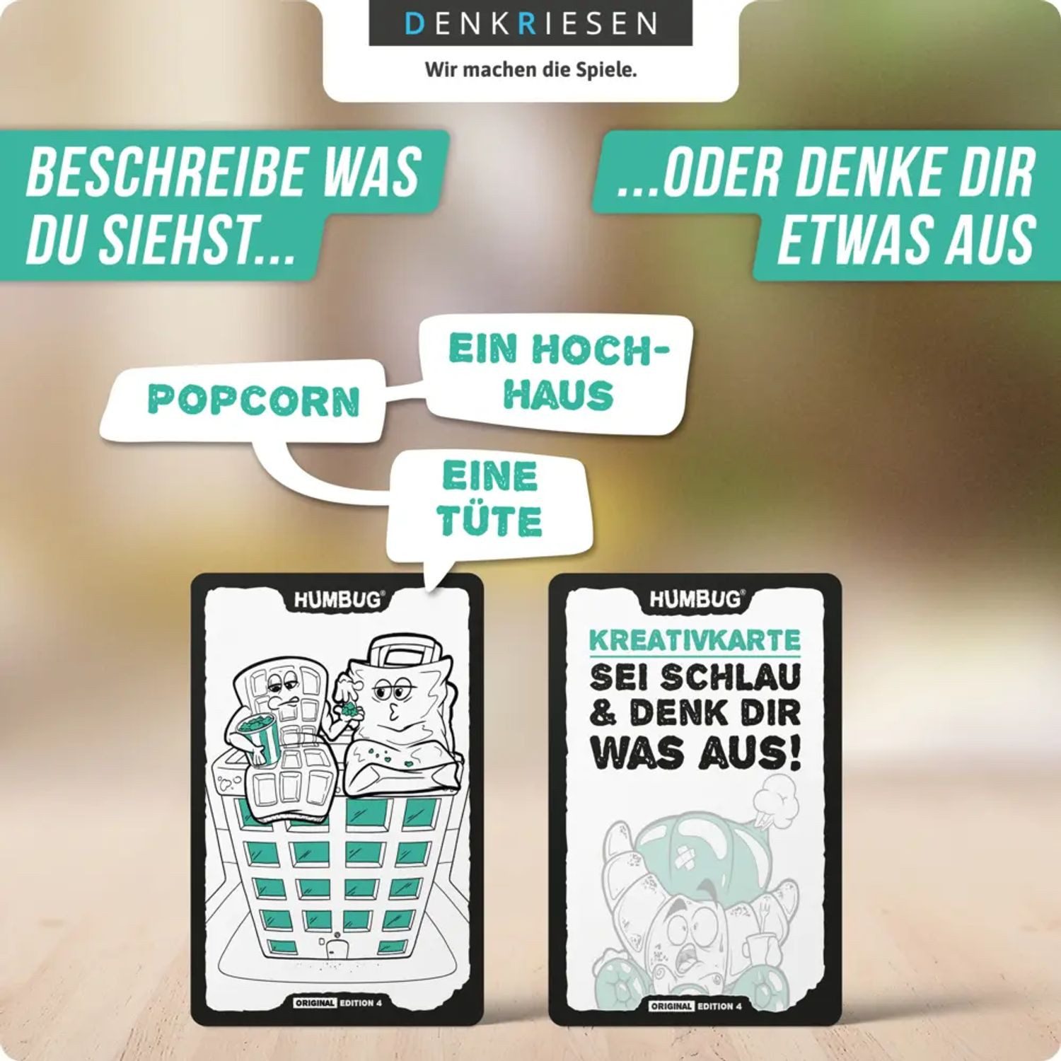 Denkriesen Spiel DENKRIESEN - HUMBUG® Original Edition Nr. 4 - Das zweifelhafte...