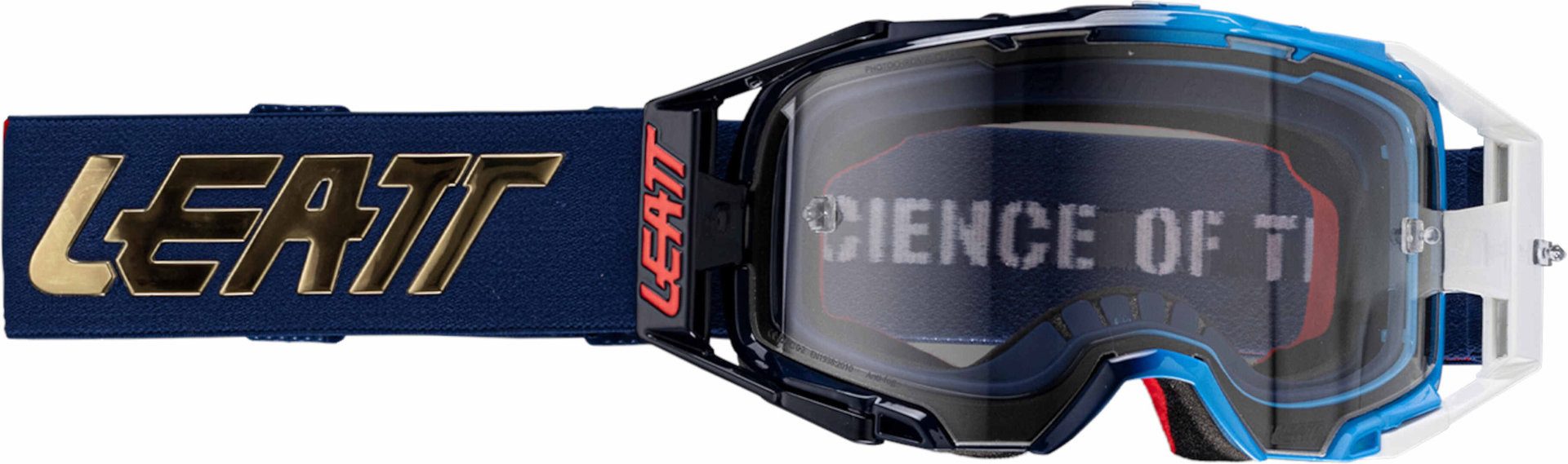 Leatt Motorradbrille Velocity 6.5 2025 Photochromic Motocross Brille, Anti-Beschlag-Beschichtung,Mit Band
