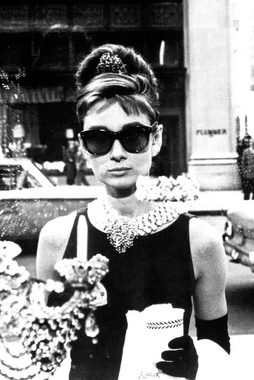 queence Acrylglasbild Audrey Hepburn, Frau, Schwarz-Weiß, Stars, Fine Art-Print in Galeriequalität