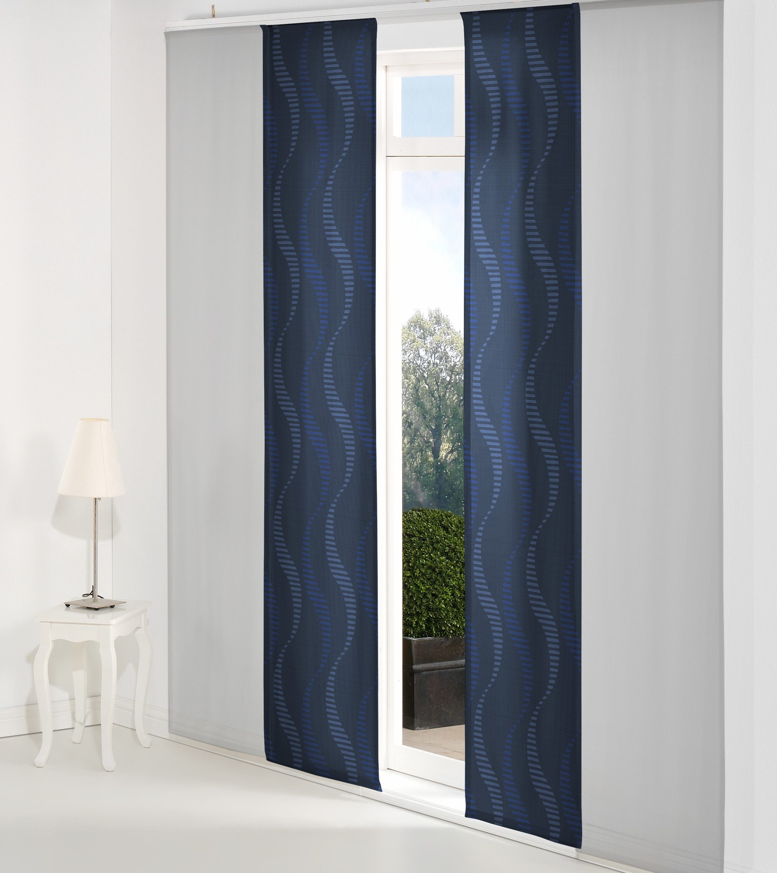 Wirth Schiebegardine LUPARA (1 St), Paneelwagen, blickdicht, Jacquard, Inkl. Montagezubehör