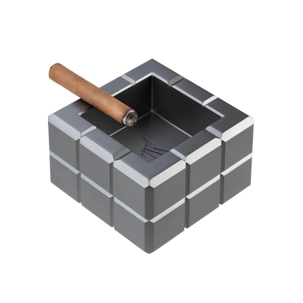 Colibri 1928 Aschenbecher Heritage Cube AT125T - Zigarrenascher aus Metall - 4 Ablagen, Designed in London
