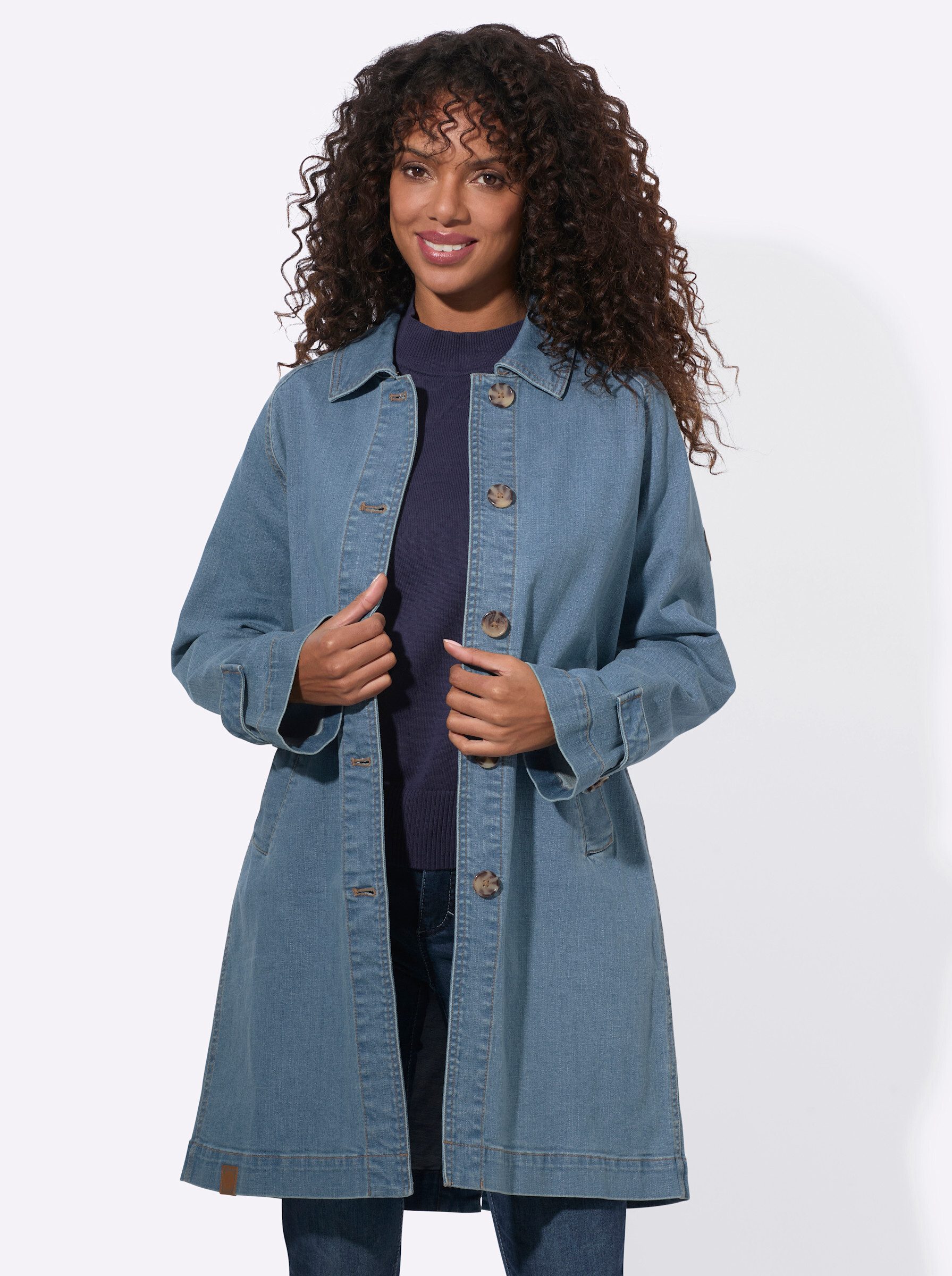 Witt Langmantel Jeans-Mantel