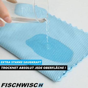 MAVURA Spültuch FISCHWISCH Fischschuppen Tuch Haushaltstuch Putztuch Putzlappen, Mikrofaser Reinigungstuch Glas