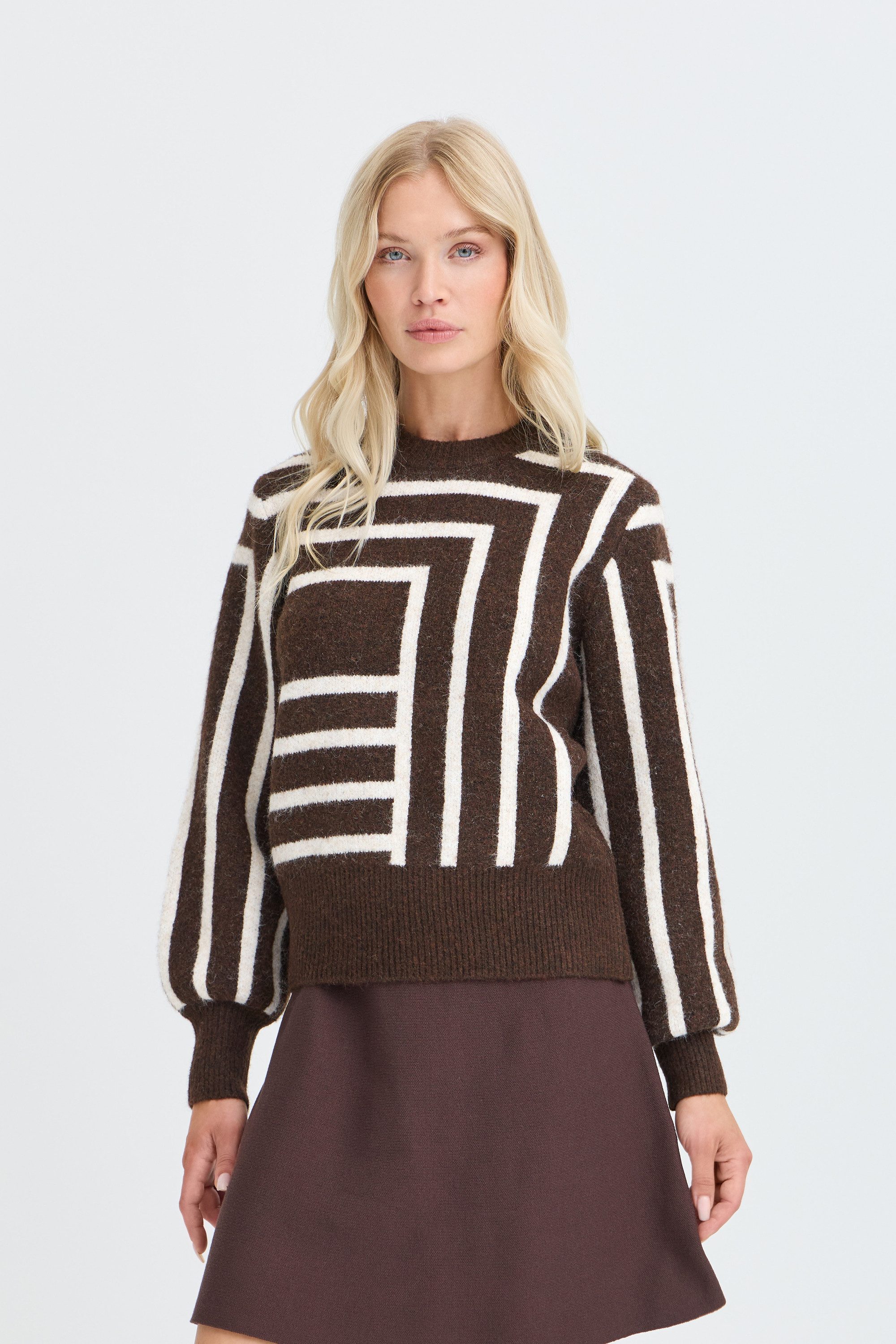 b.young Strickpullover Langarm BYOMEA