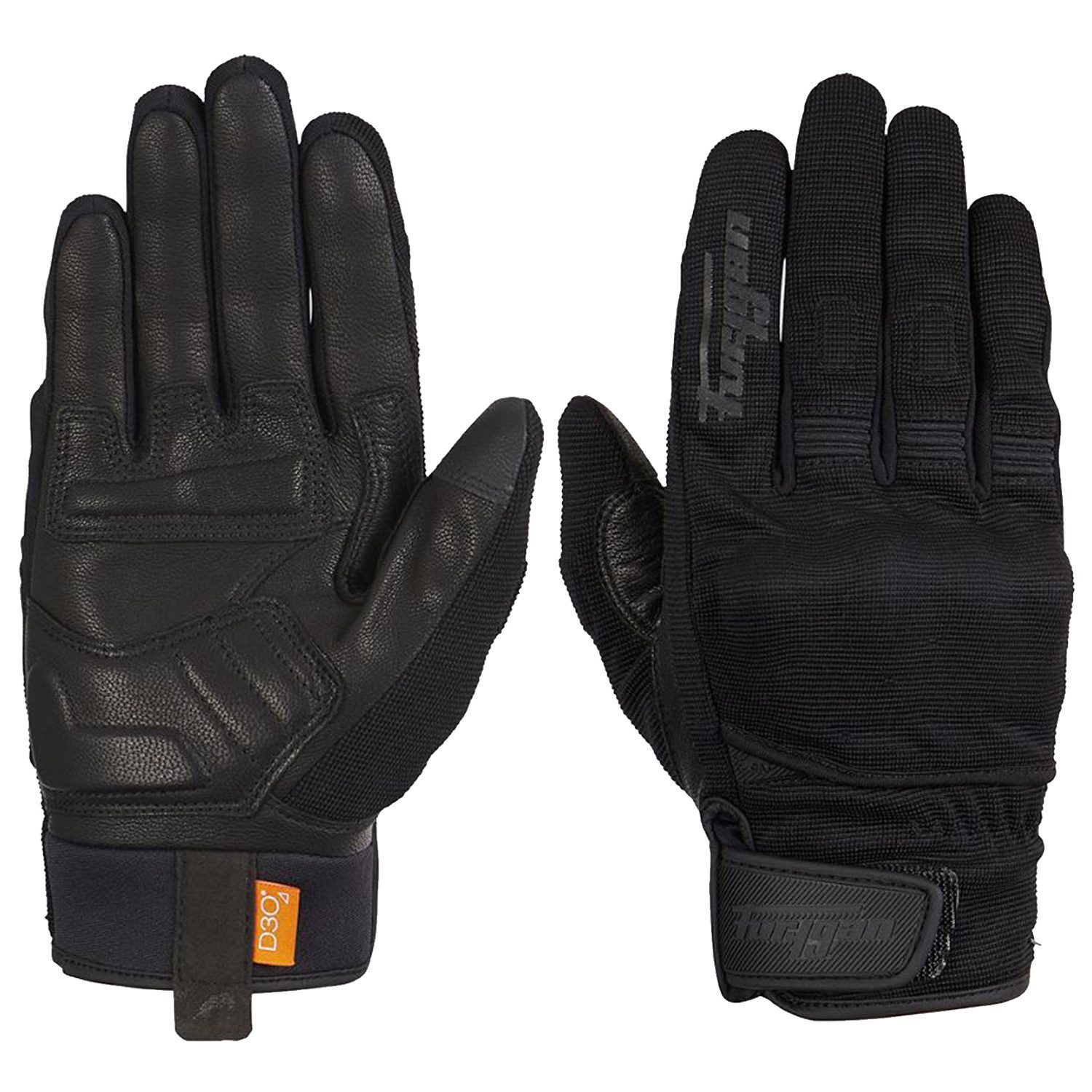 Furygan Motorradhandschuhe Furygan Handschuhe 4485-1 Jet D3O schwarz Motorradhandschuhe Sommer kurz mit Protektoren Männer Frauen