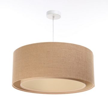 ONZENO Pendelleuchte Boho Flowy Crafty 1 40x20x20 cm, einzigartiges Design und hochwertige Lampe