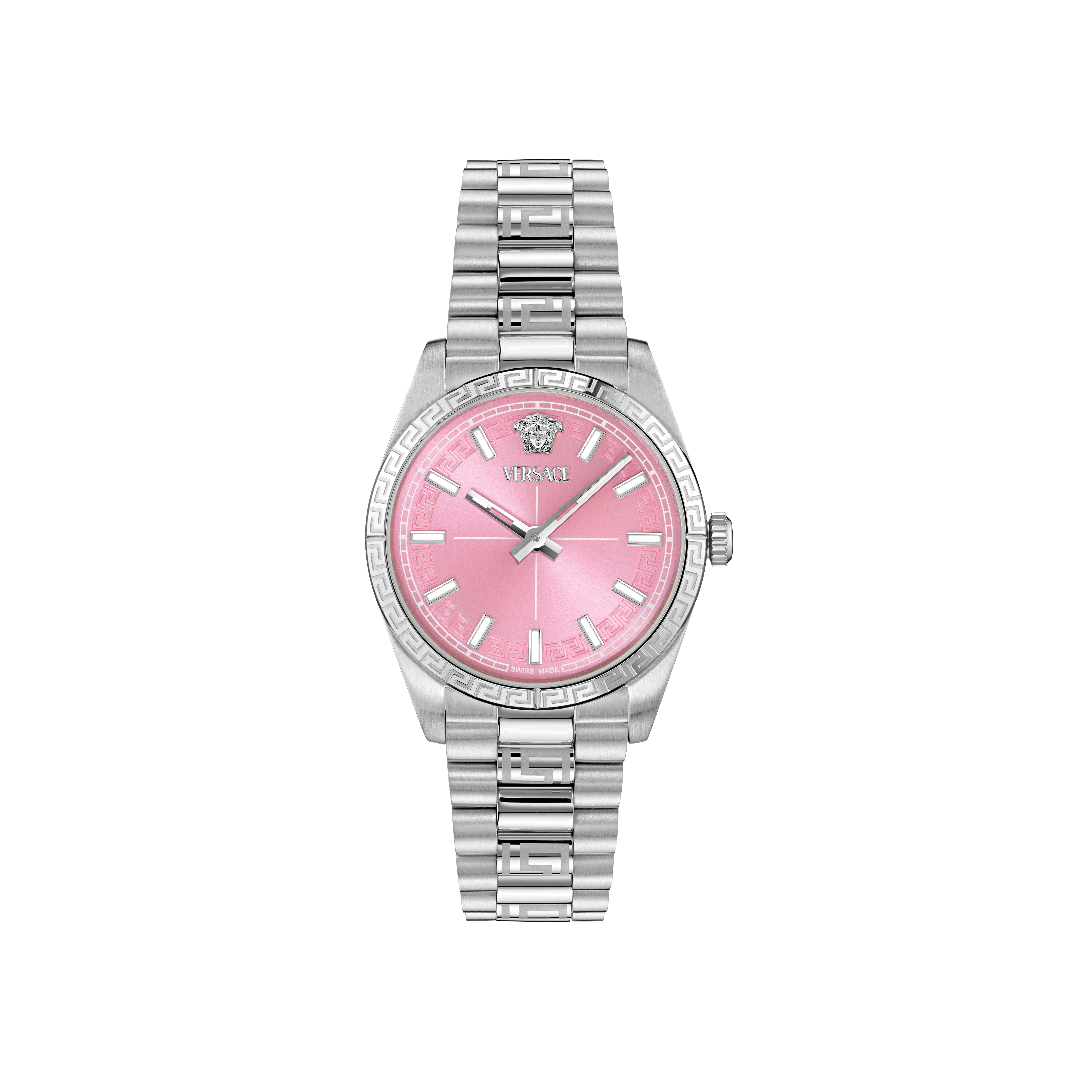 Versace Quarzuhr MILLENYIUM LADY VE0E00725, Armbanduhr, Damenuhr, Swiss Made, Edelstahlarmband, analog