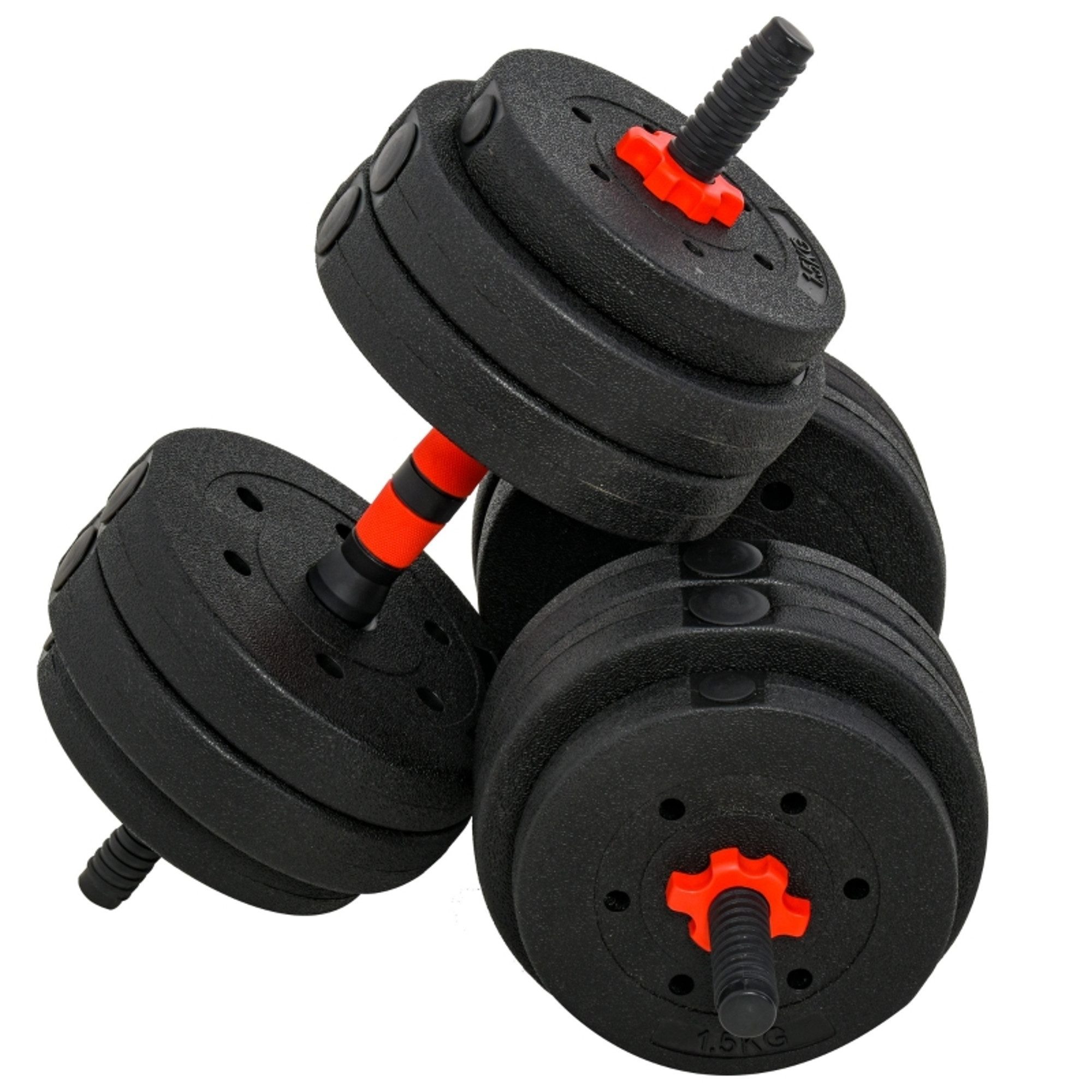 Hantel-Set 2 in 1 Hanteln Set 25 kg verstellbare Kurzhantel & Langhantel