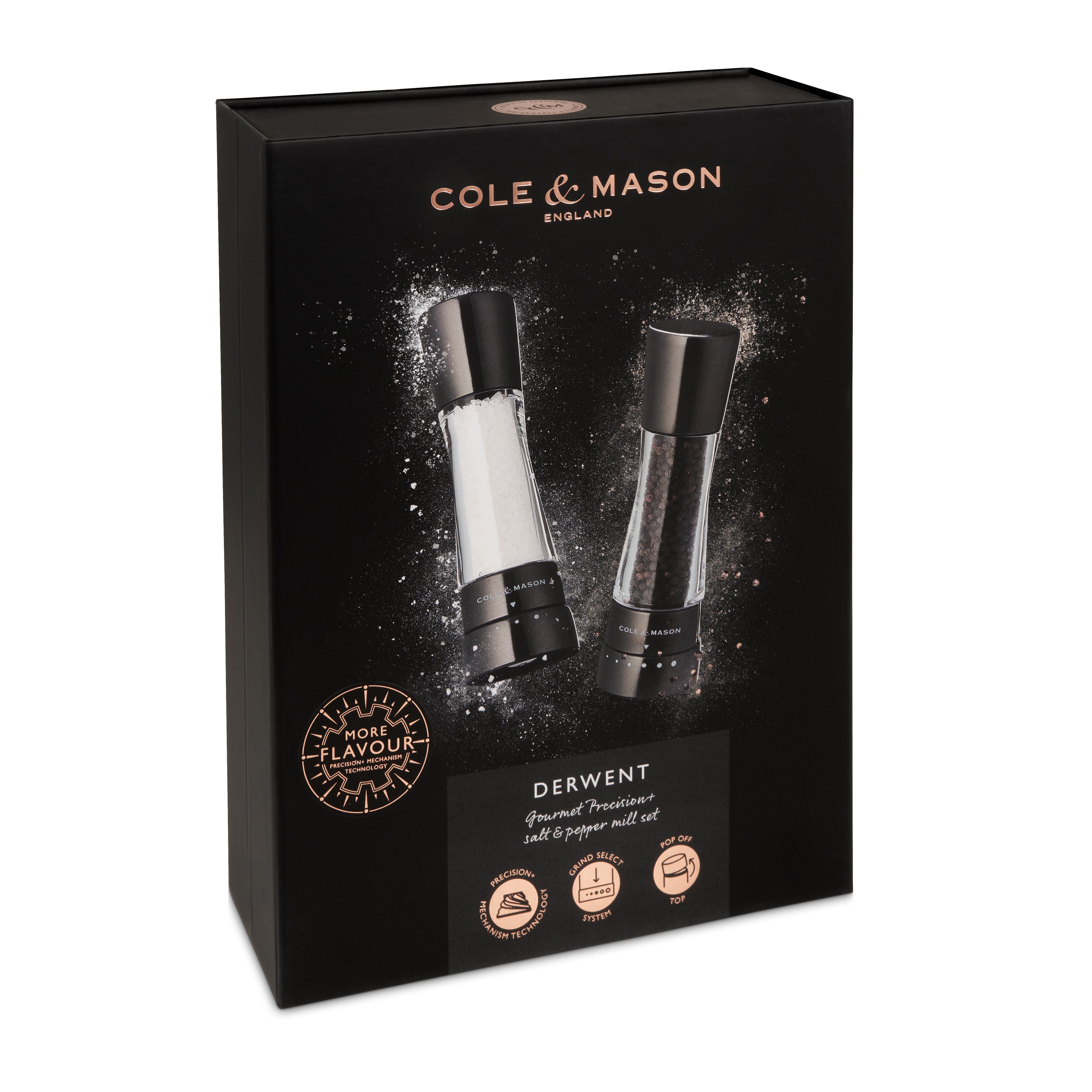 Cole & Mason Pfeffermühle, mit hochwertigen Präzisionsmahlwerken