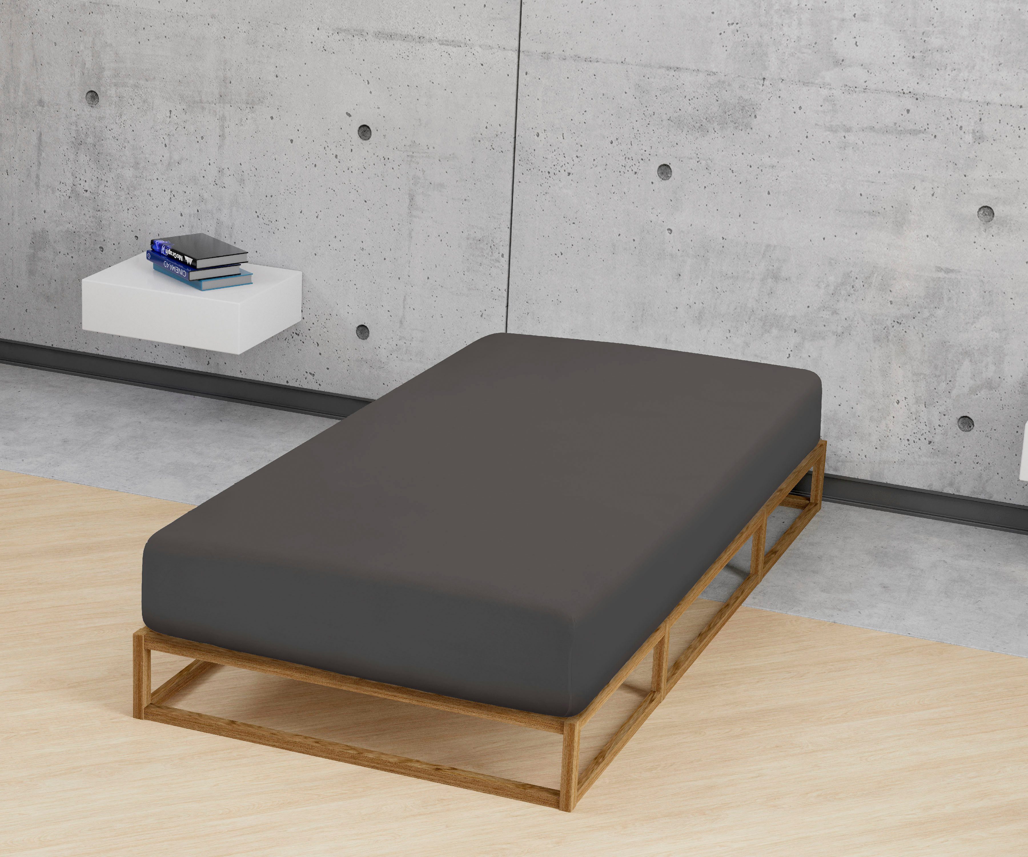 Biberna Spannbettlaken Leila, Jersey, Gummizug: rundum, (1 Stück), Bettlake günstig online kaufen