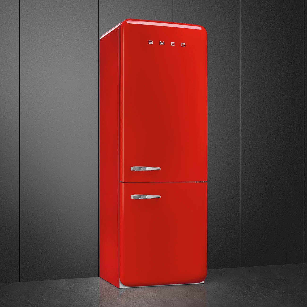 Smeg Kühl-/Gefrierkombination FAB38RRD5, 205 cm hoch, 70,6 cm breit | Retrokühlschränke