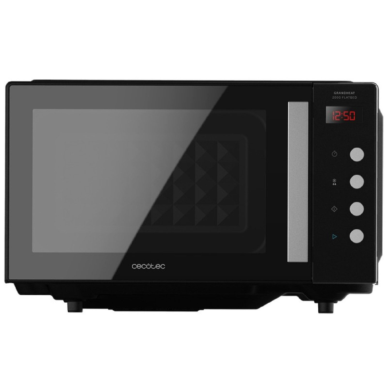 Cecotec Mikrowelle Grandheat 2000 Flatbed Black, 1, 20 l, Grandheat 2000 Flatbed Black