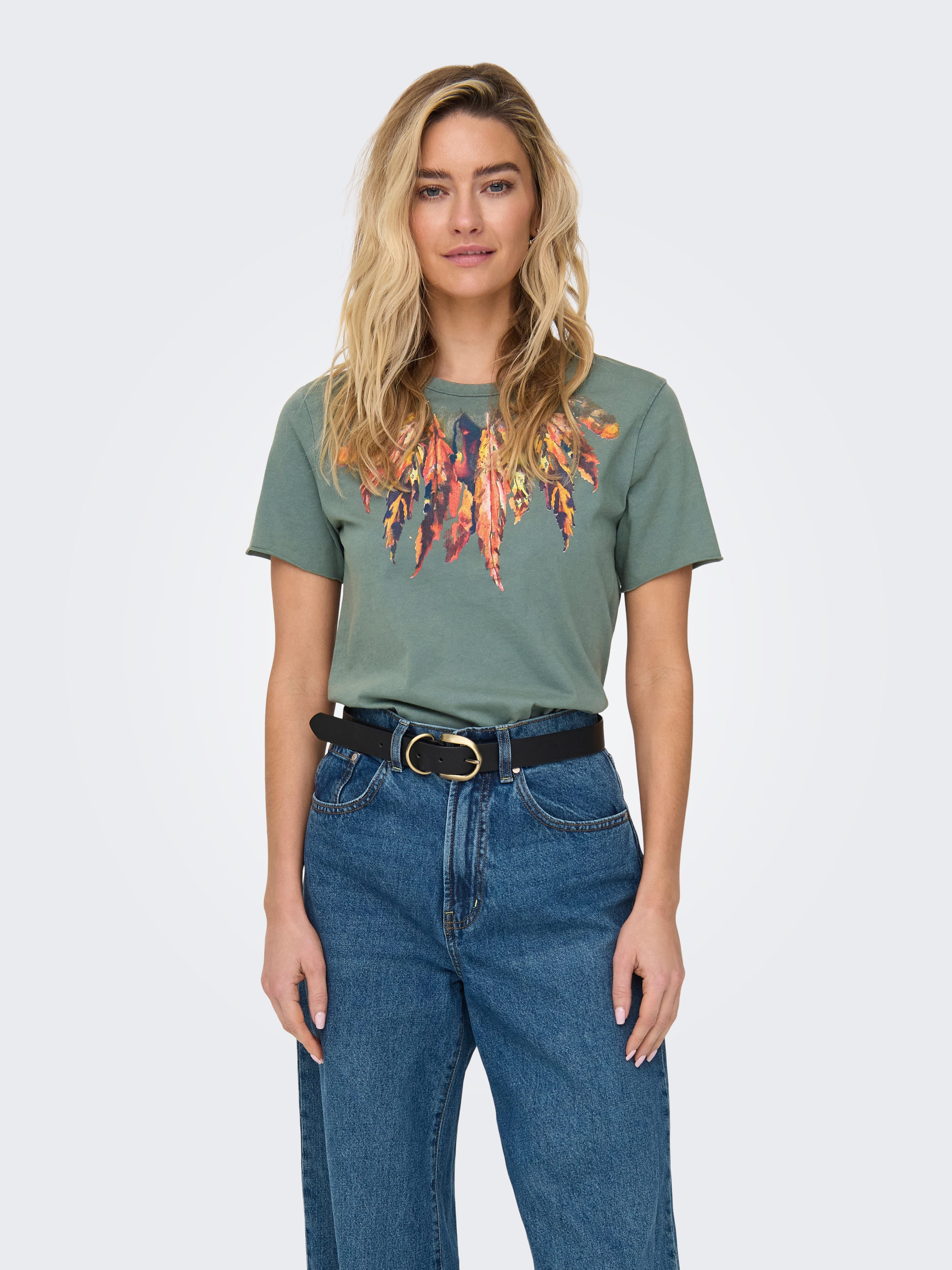 ONLY Rundhalsshirt ONLLUCY REG S/S TOP günstig online kaufen