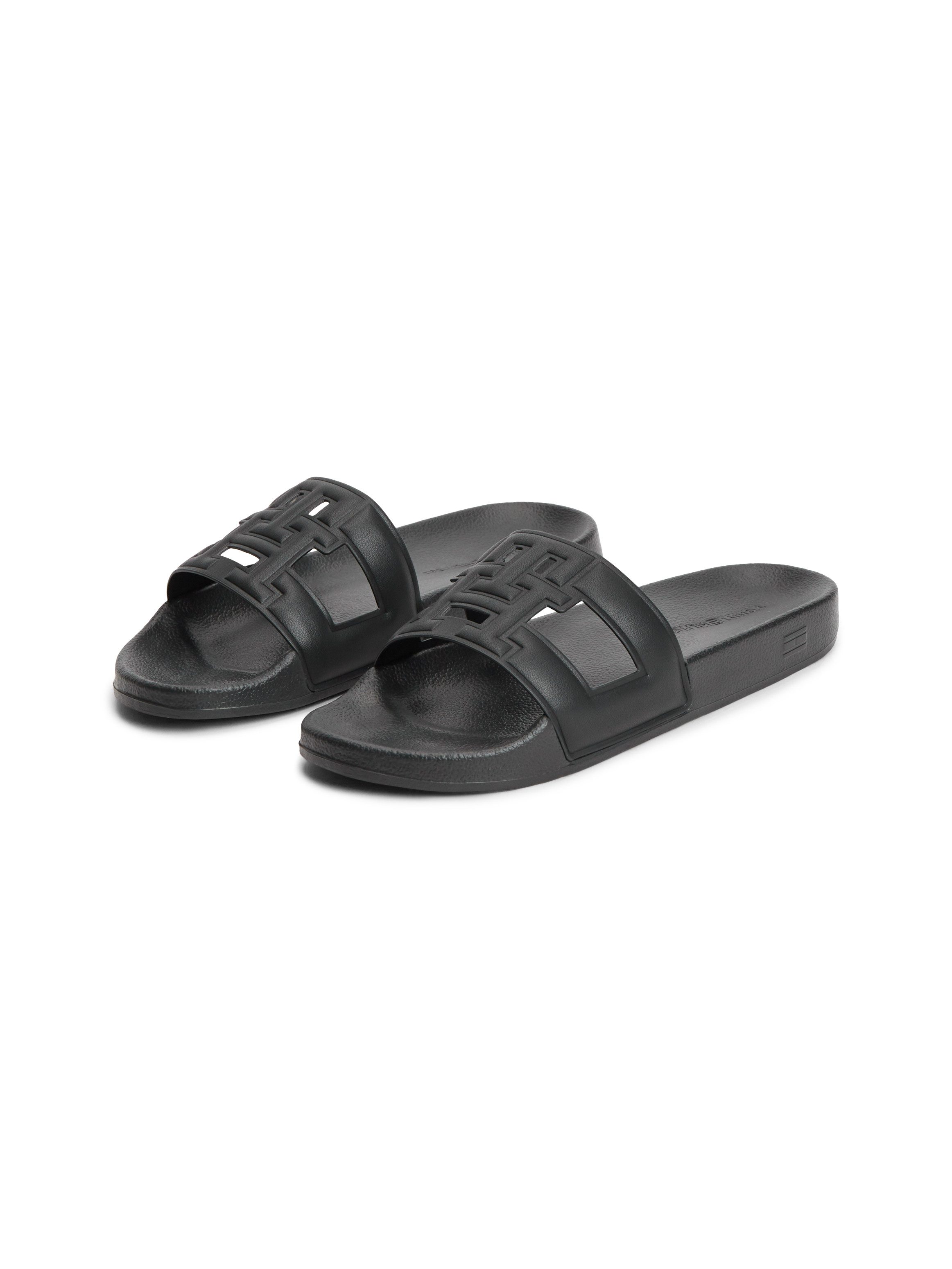 TH MONOGRAM POOL SLIDE Pantolette