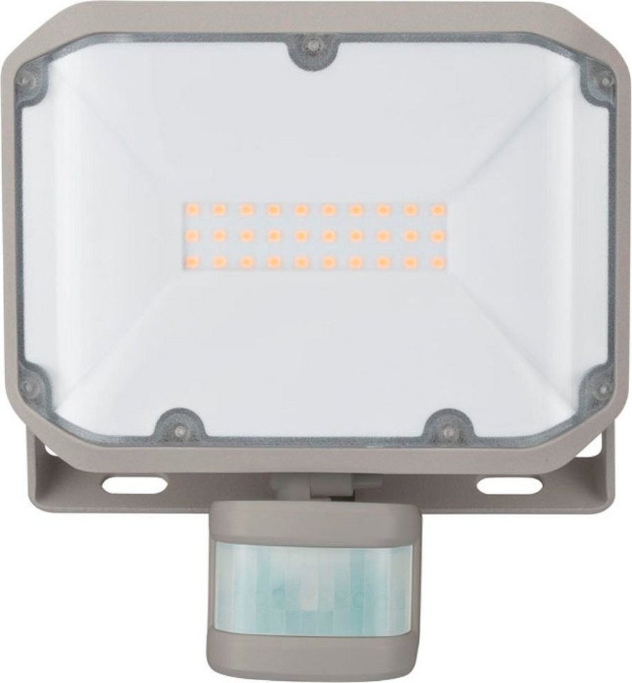 Brennenstuhl LED Außen-Wandleuchte AL 2050, Bewegungsmelder, LED fest  integriert, Warmweiß, mit PIR und Bewegungsmelder, LED Fluter zur  Wandmontage