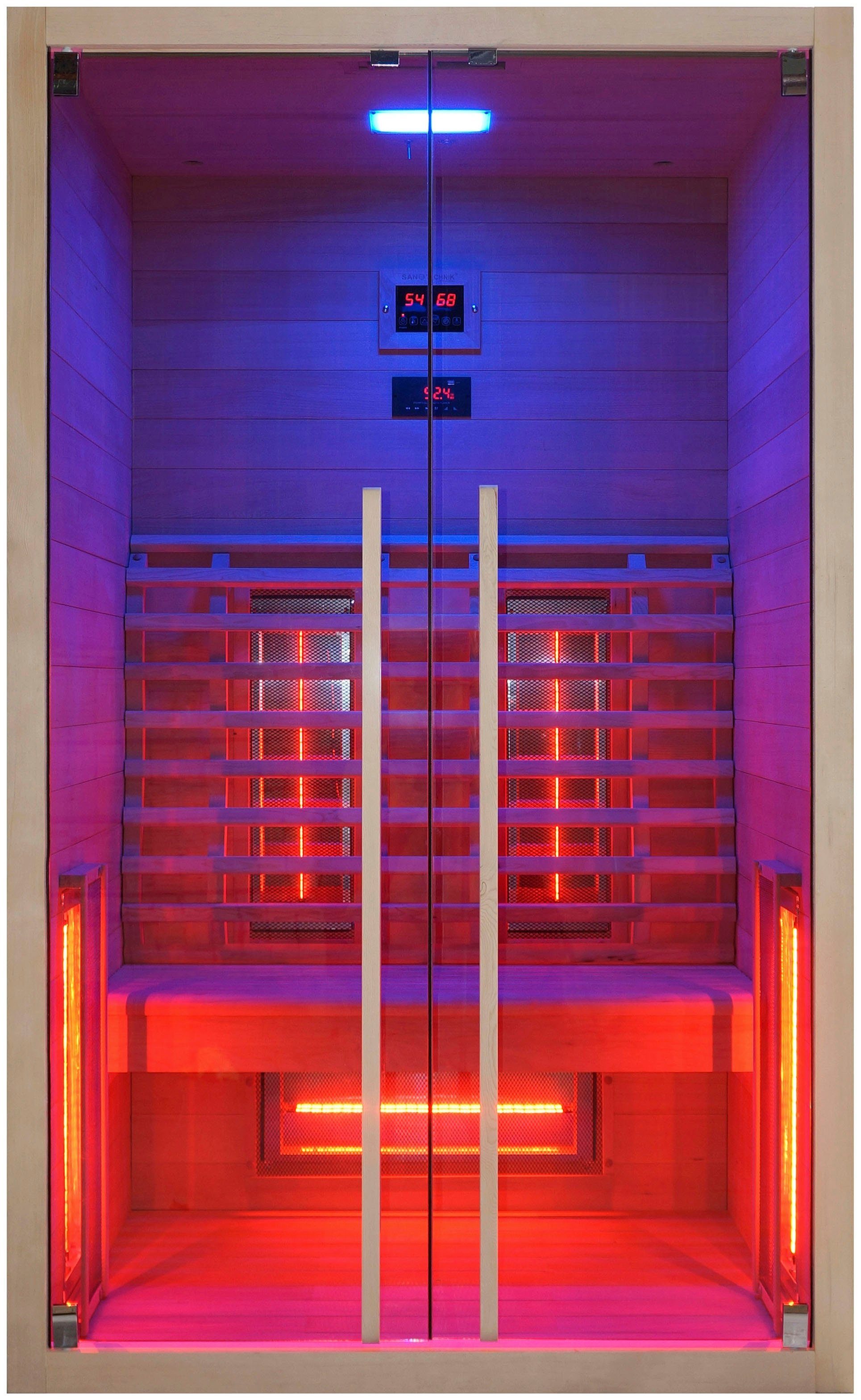 Thumbnail - Sanotechnik Infrarotkabine RUBY 2, BxTxH: 100 x 120 x 195 cm, für 2 Personen