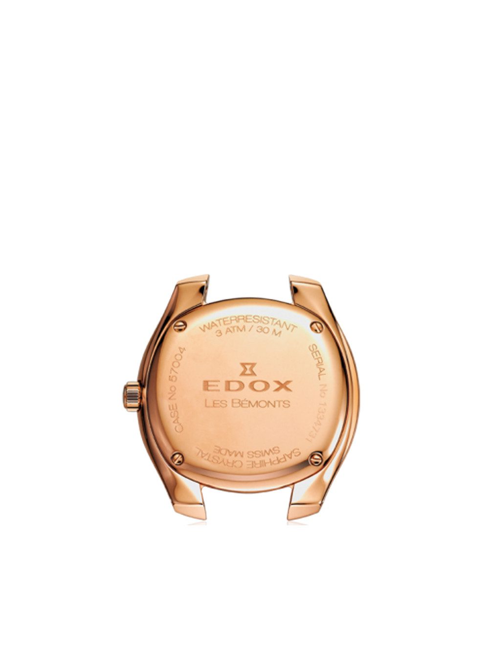 Edox Quarzuhr Edox 57004-37R-AIR Les Bemonts Damenuhr 30mm 3ATM Edox 57004-37R-AIR Les Bemonts Damenuhr 30mm 3ATM