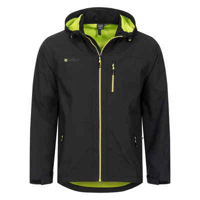 DEPROC Active Softshelljacke LAC SIMARD Men mit abnehmbarer Kapuze