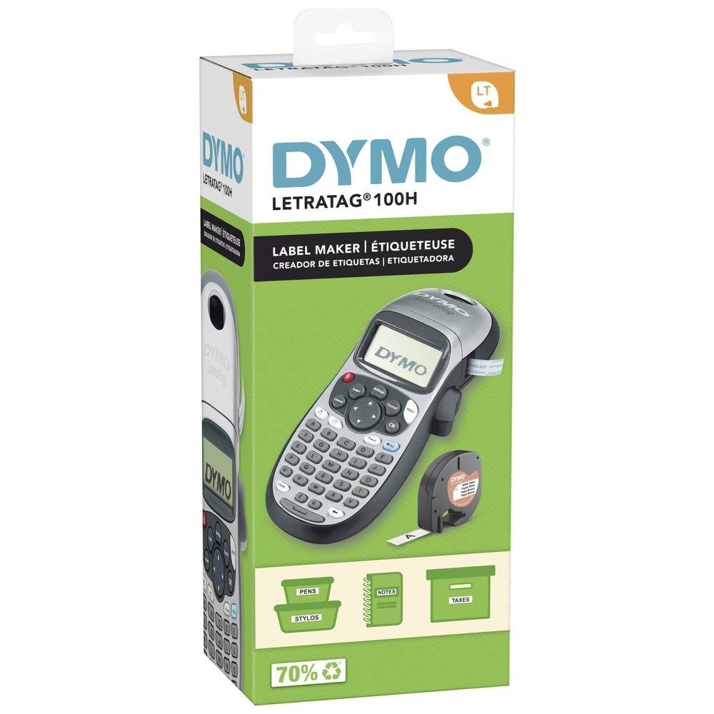 DYMO Beschriftungsgerät LetragTag-100H mit 4 AA Batterien 2174577 – Bild 2 von 2
