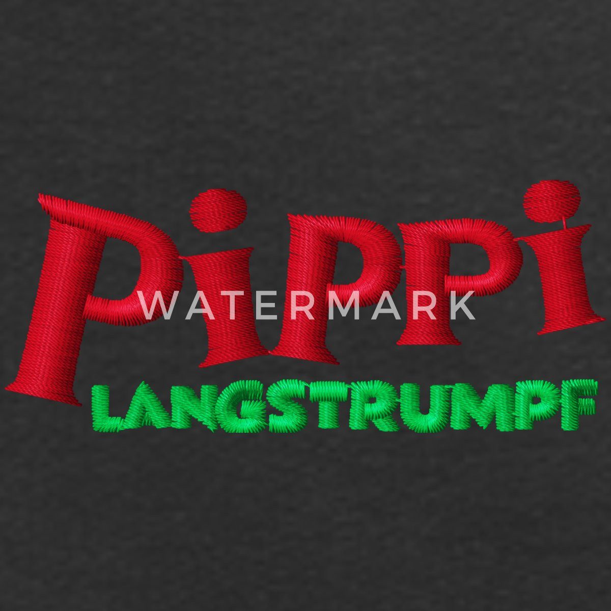 Spreadshirt Hoodie Pippi Langstrumpf Logo Stick Kinder Premium Hoodie (1-tlg)