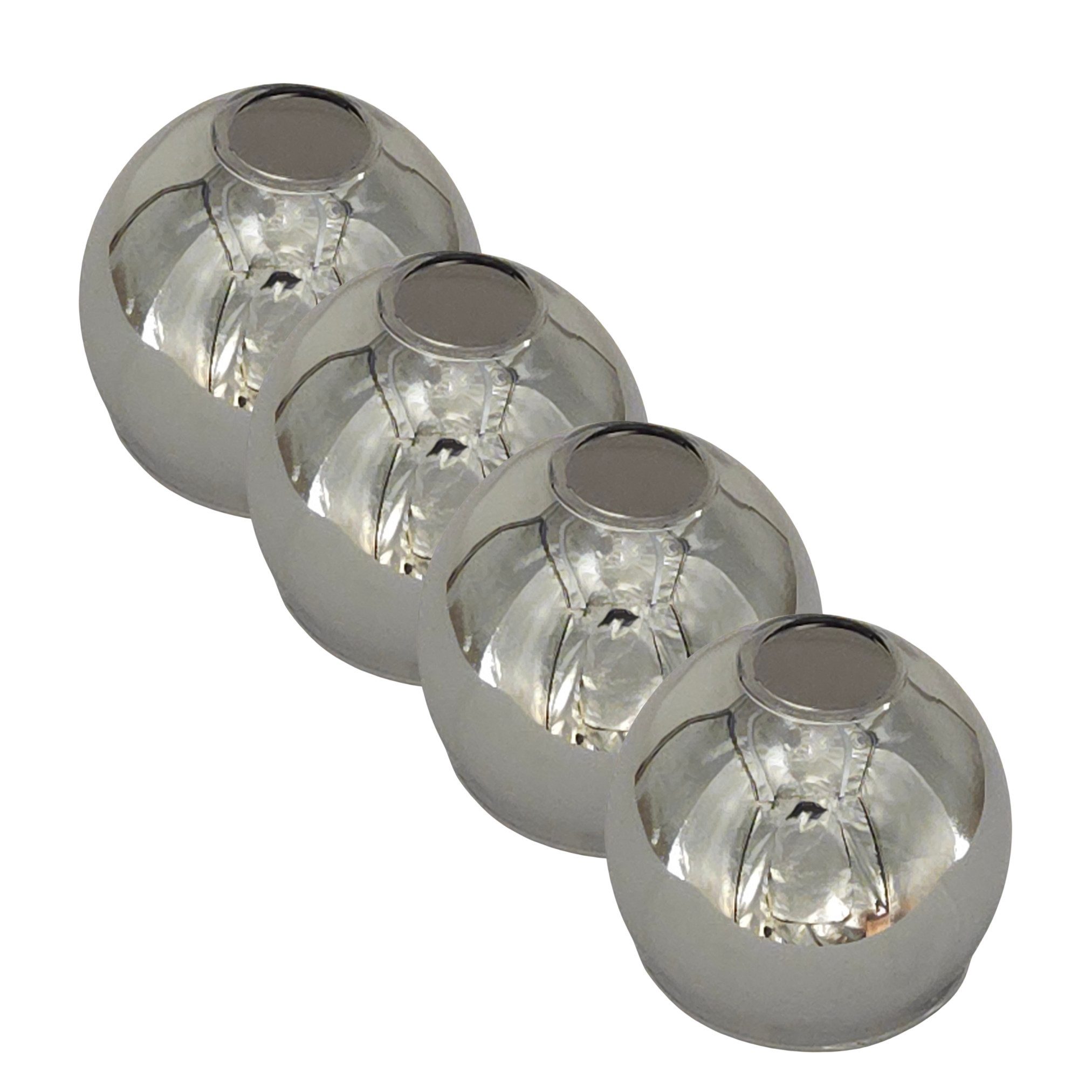 Lichthandel Hoch Lampenschirm E14 Lampenglas Ersatzschirm Glaslampenschirm Ersatzglas Rauchglas, passend für E14 Fassung Lampenschirm Hängelampe Tischlampenschirm