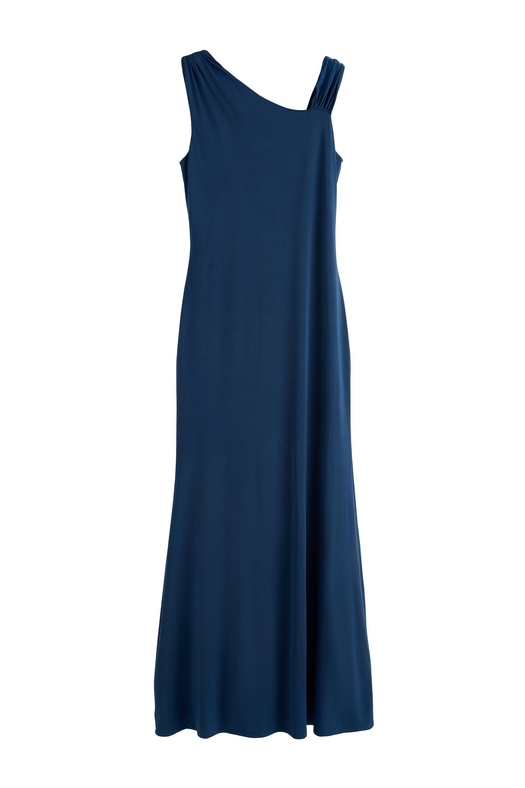 Partykleid Festliches Maxikleid mit Wasserfallausschnitt