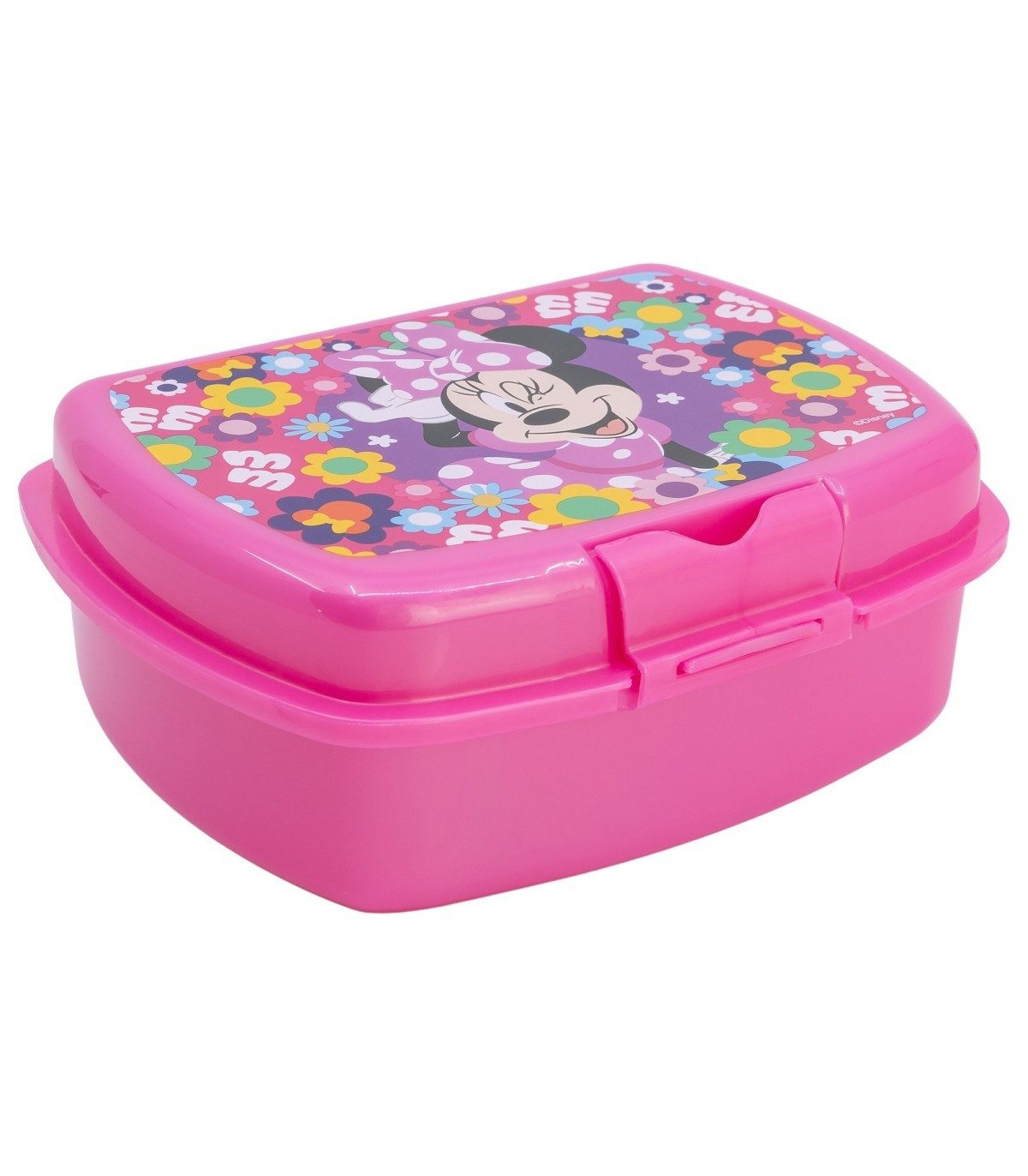 Disney Minnie Mouse Lunchbox Kinder Brotdose für unterwegs und Kindergarten, (Set)