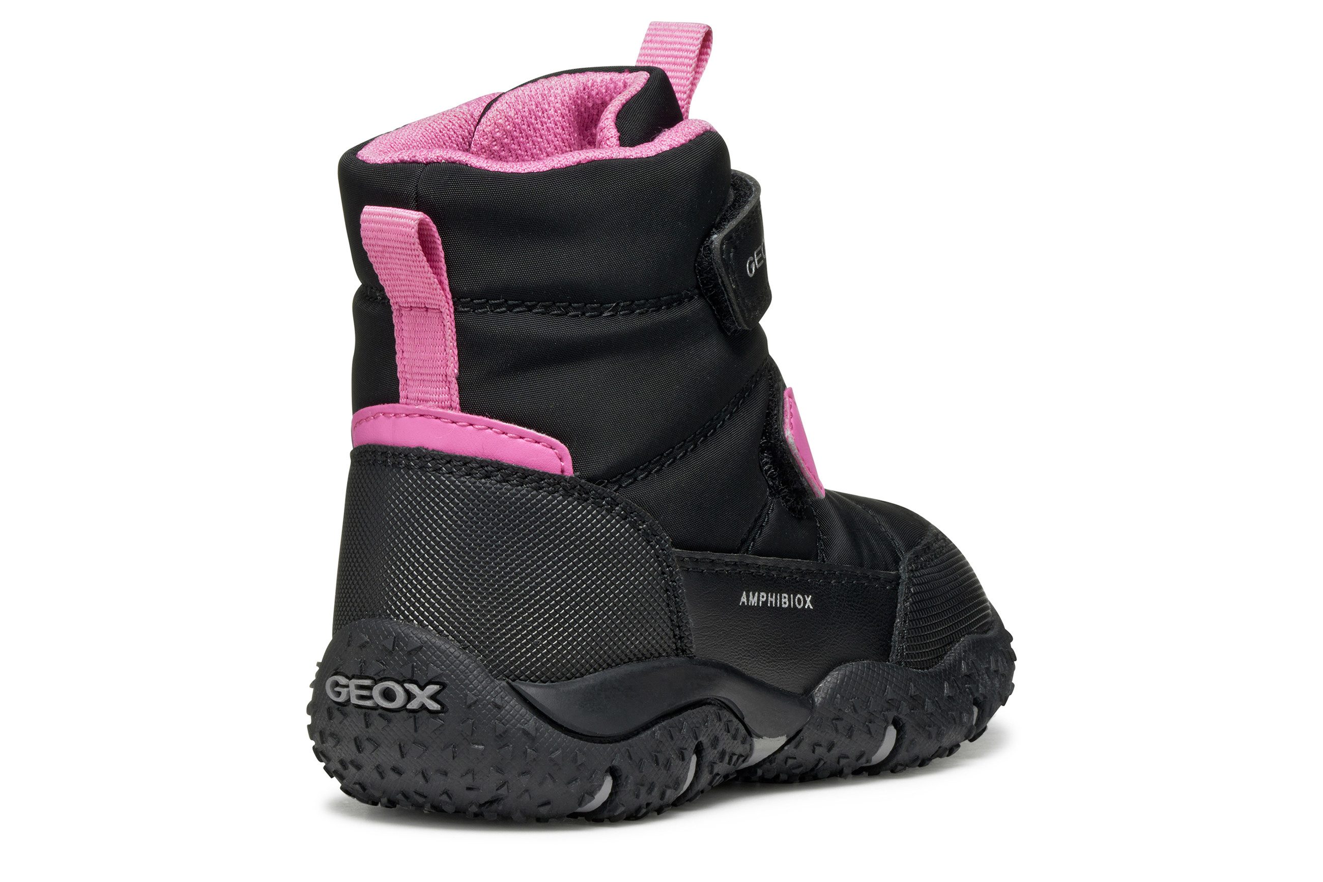 Geox B BALTIC GIRL B ABX Winterboots Klettstiefel, Snowboots mit Warmfutter, Größenschablone zum Download