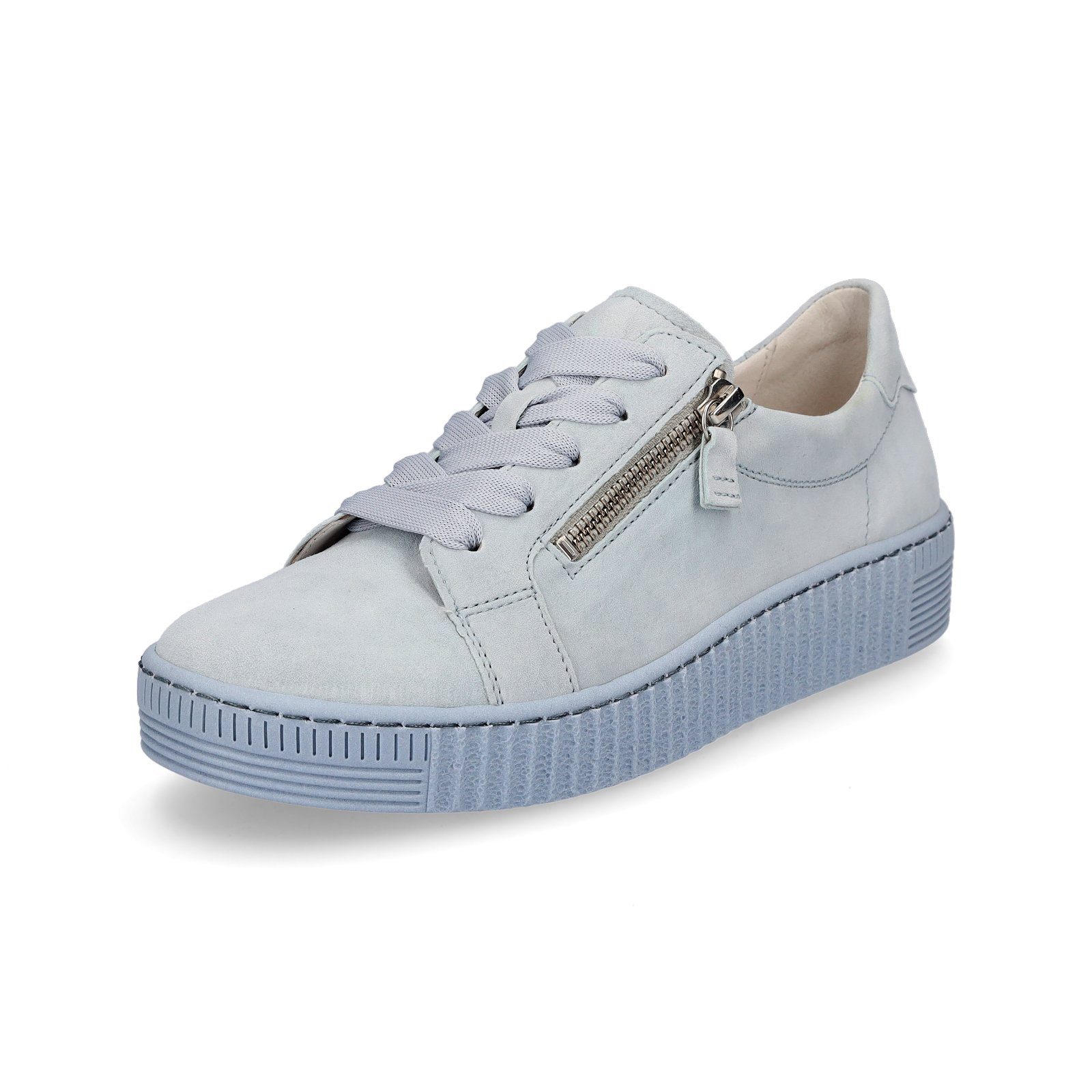 Gabor Gabor Damen Leder Sneaker aquamarin blau Sneaker, OPTIFIT