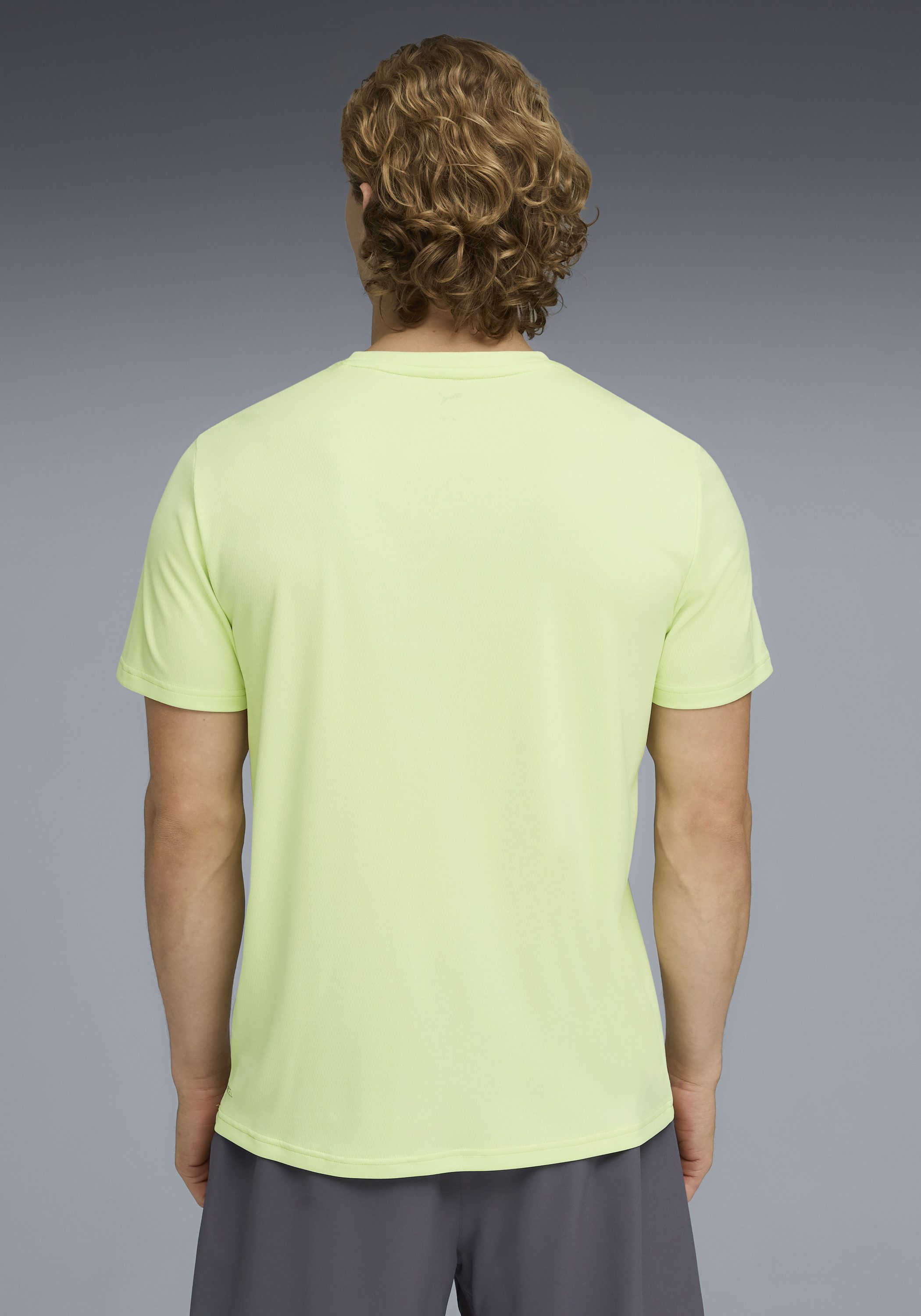 PUMA Trainingsshirt M TAD ESSENTIAL POLY TEXTURE TEE Trainings-T-Shirt, mit Rundhalsausschnitt, mit Kurzarm