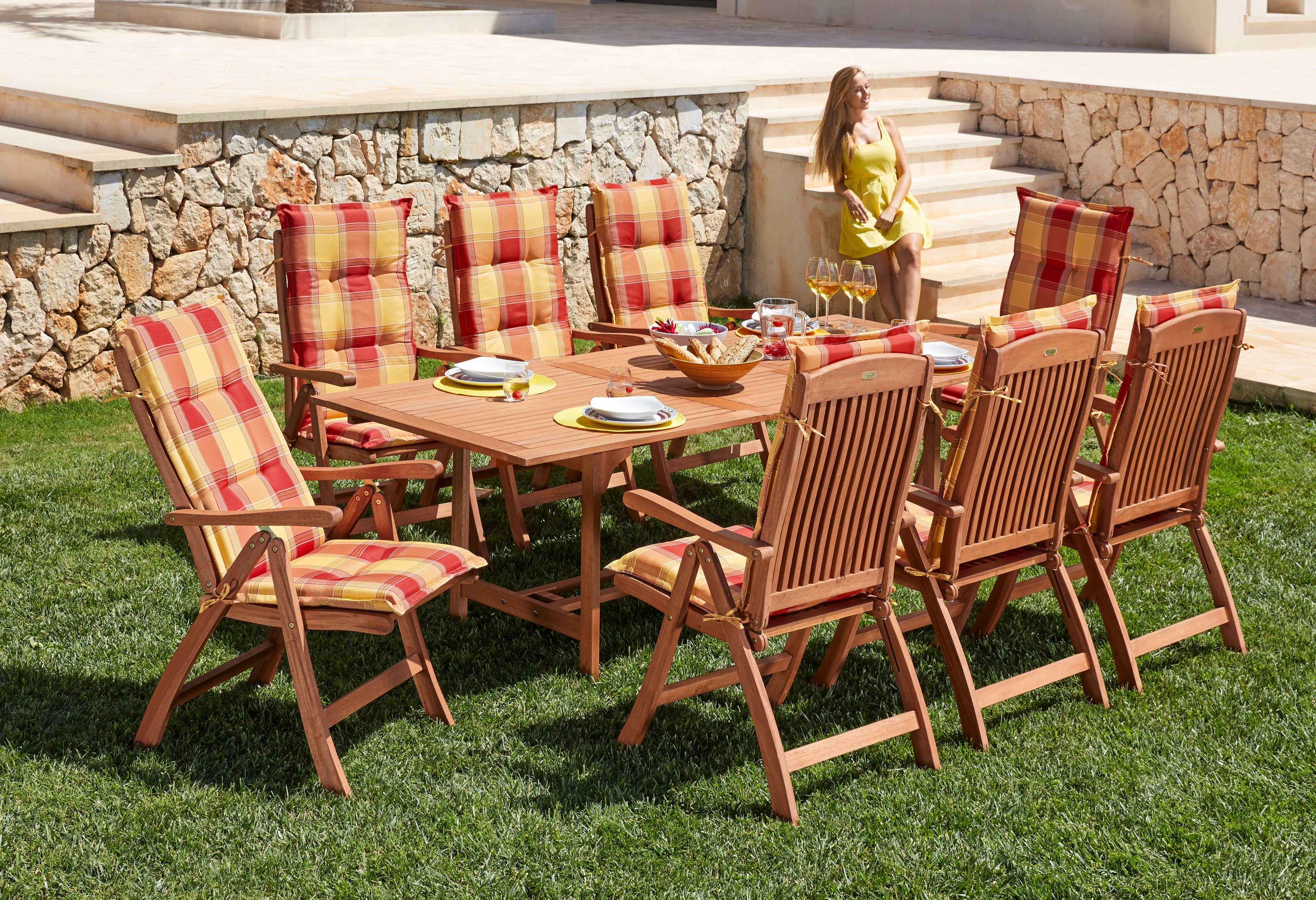 MERXX Gartenmöbelset »Maracaibo«, Diningset für 8 Personen geeignet