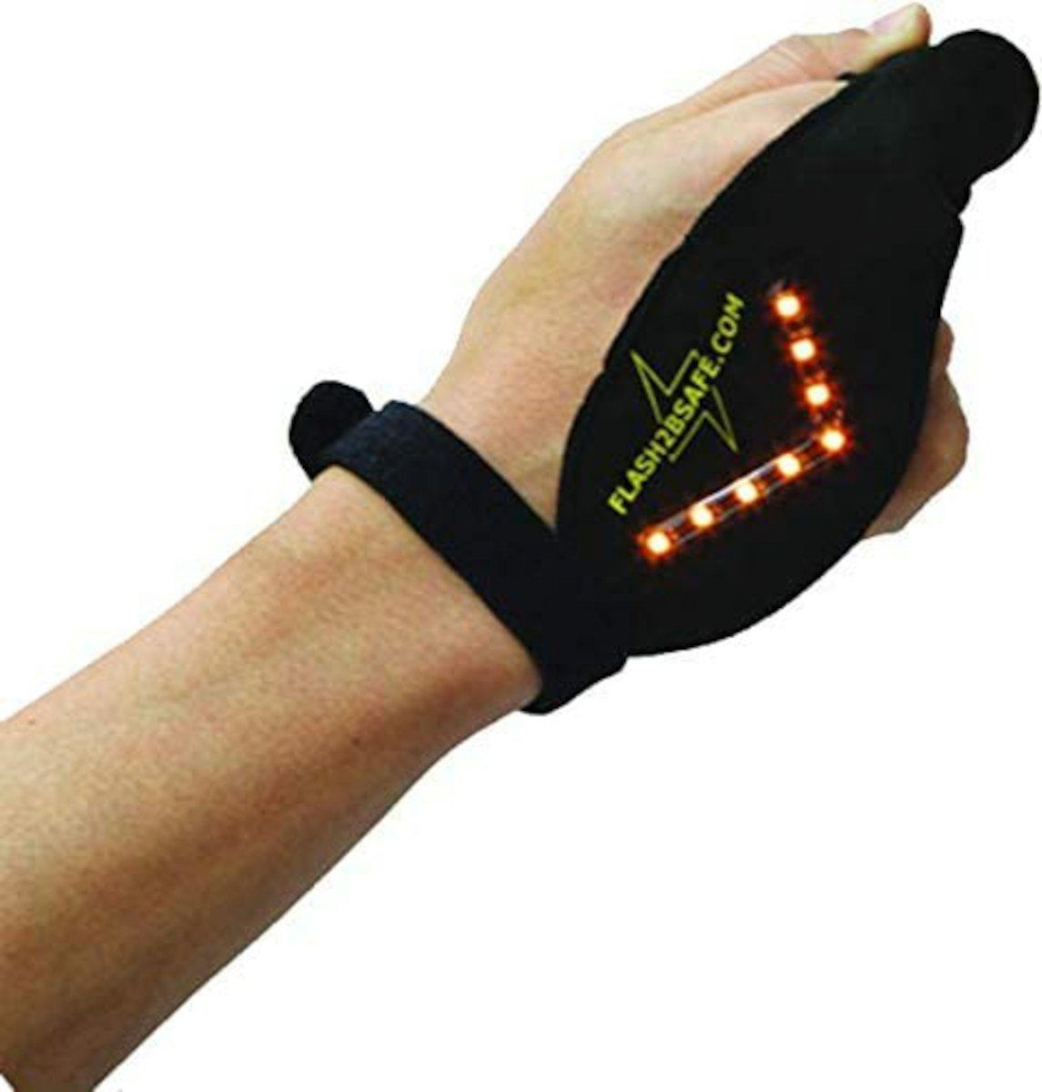 fürs Flash2besafe Hand-Blinker Original Fahrrad Der flash2besafe Fahrradhandschuhe