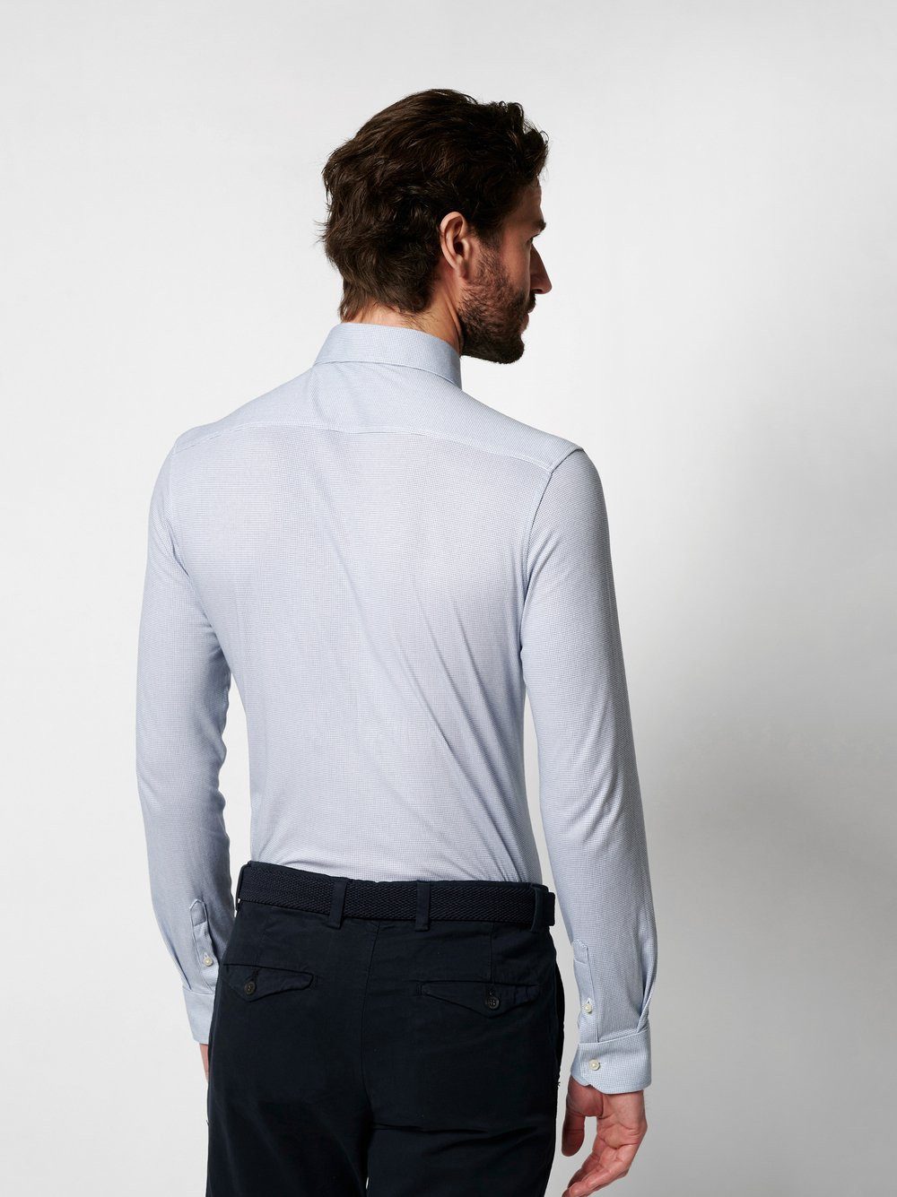 DESOTO Langarmhemd Jerseyhemd Essential Hai langarm Flexibler Stretch