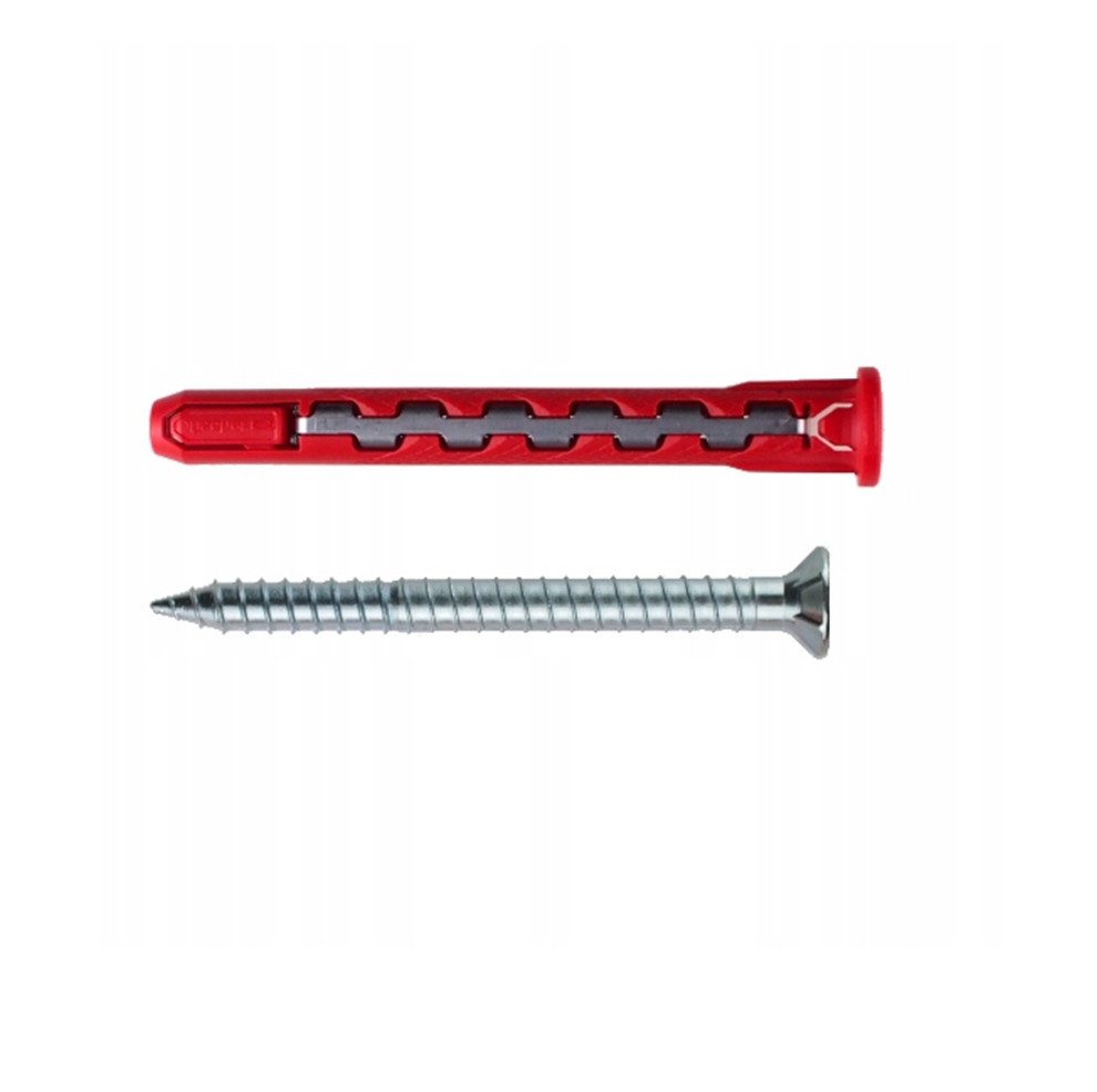 fischer Porenbetondübel HybridPower 10x90 T flache Senkschrauben + Дюбель, (50-tlg)