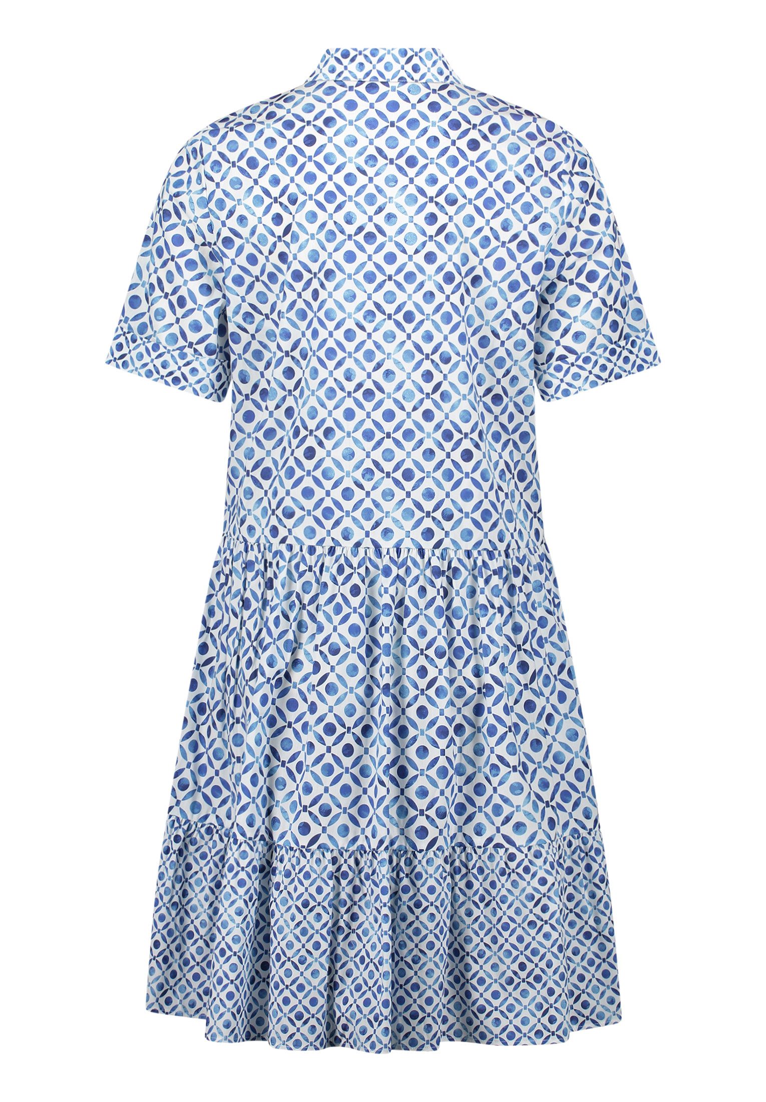 Cartoon Blusenkleid Damen mit Muster günstig online kaufen