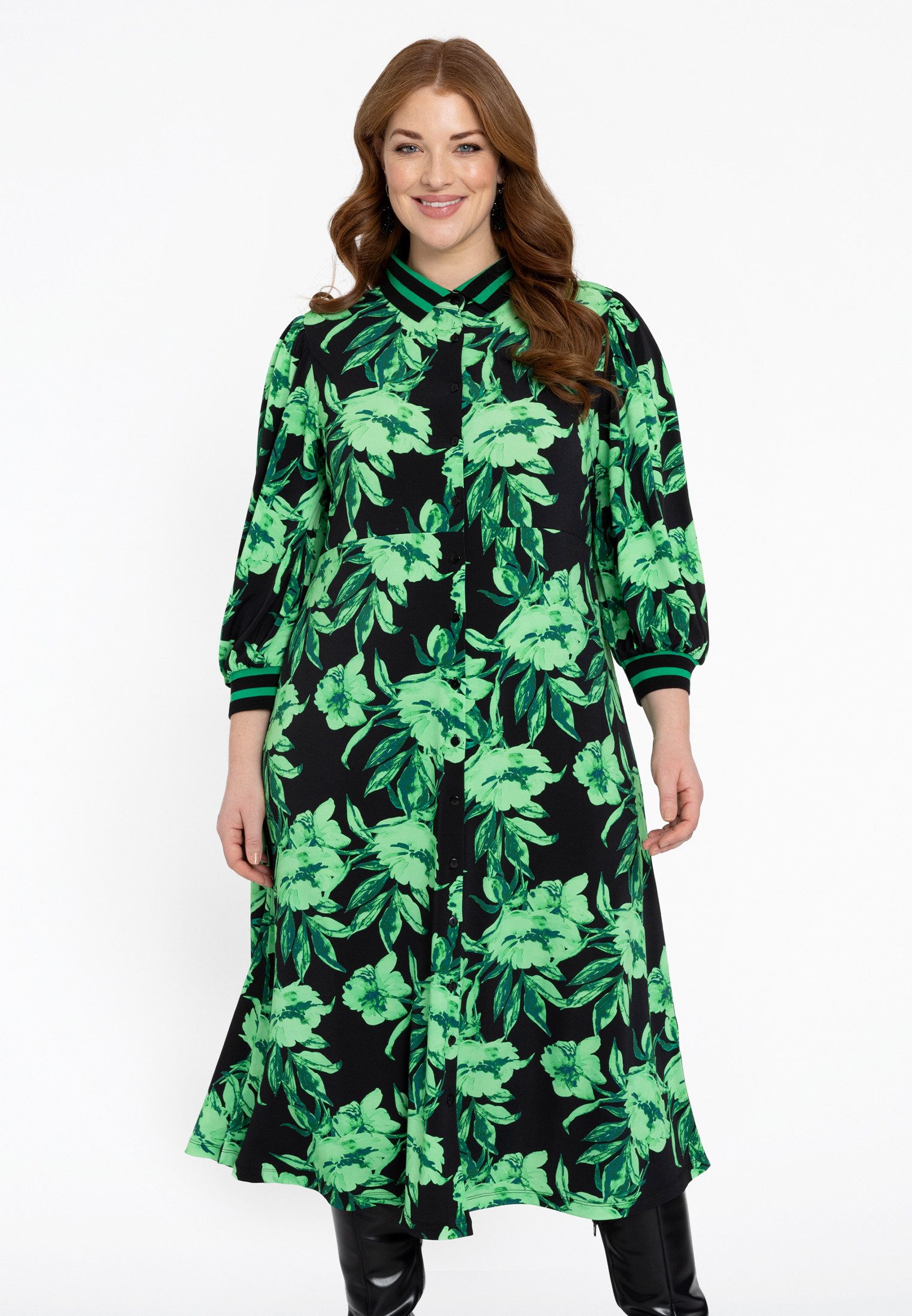 A-Linien-Kleid Damen Kleid Große Größen