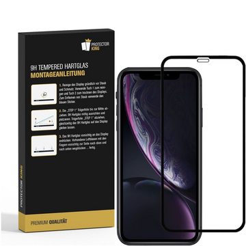 Protectorking Schutzfolie 1x 9H Panzerglas für iPhone 11 Panzerfolie Displayschutz Schutzglas, (1-Stück), Displayschutzglas, Schutzglas Echtglas Tempered 9H Härte HD-KLAR