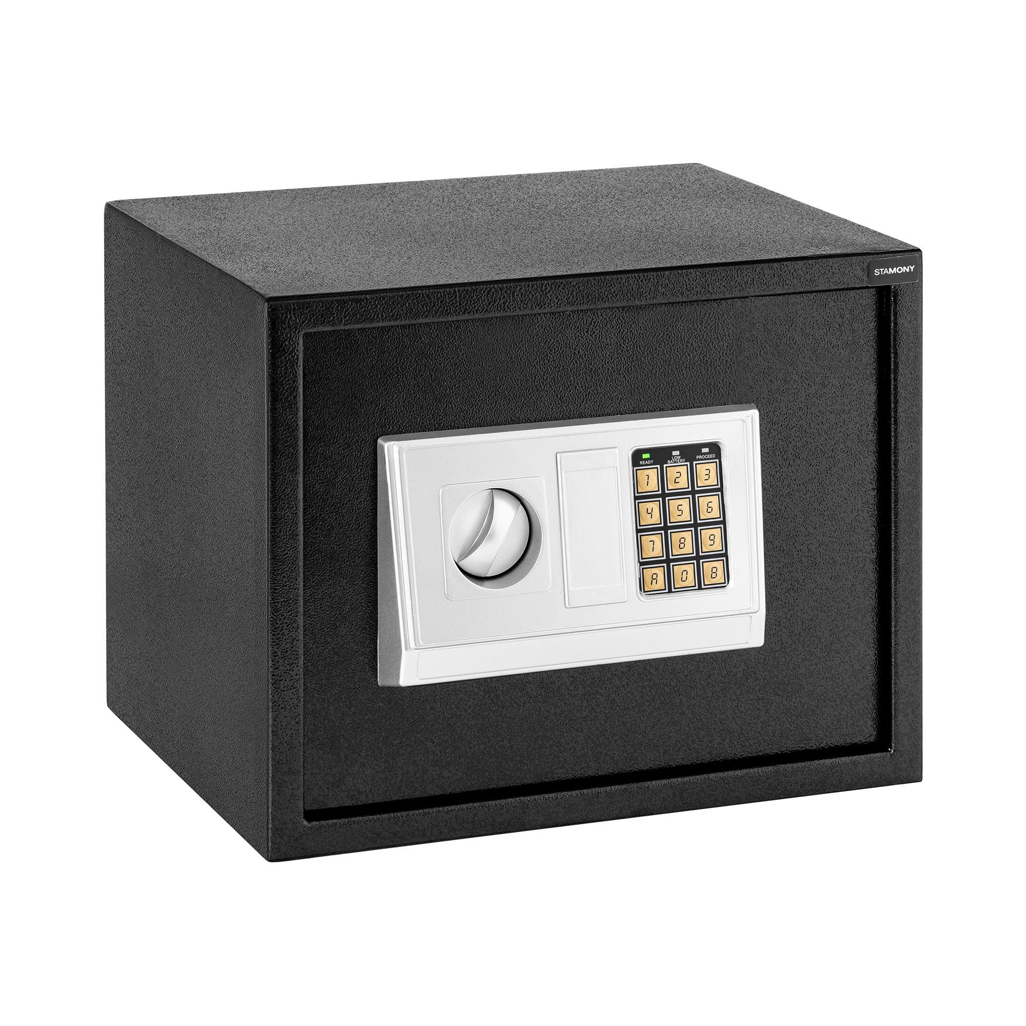 Möbeltresor 38 x 30 x 30cm klein Tresor Safe Schranktresor Zahlenschloss Möbelsafe
