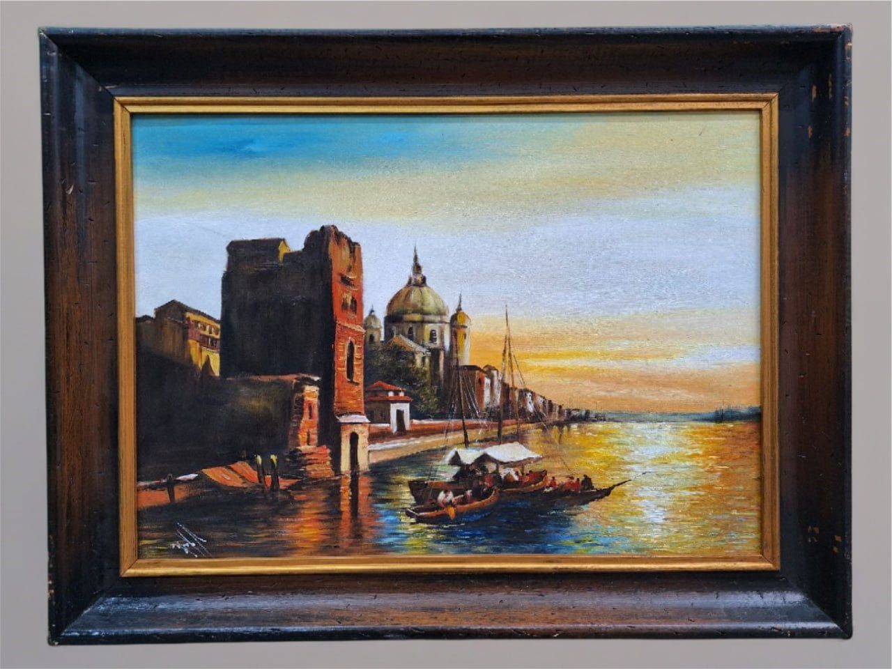 Xlmoebel Gemälde Minimalistische Ölgemälde in moderner Linienführung Sofort, Hergestellt in Europa