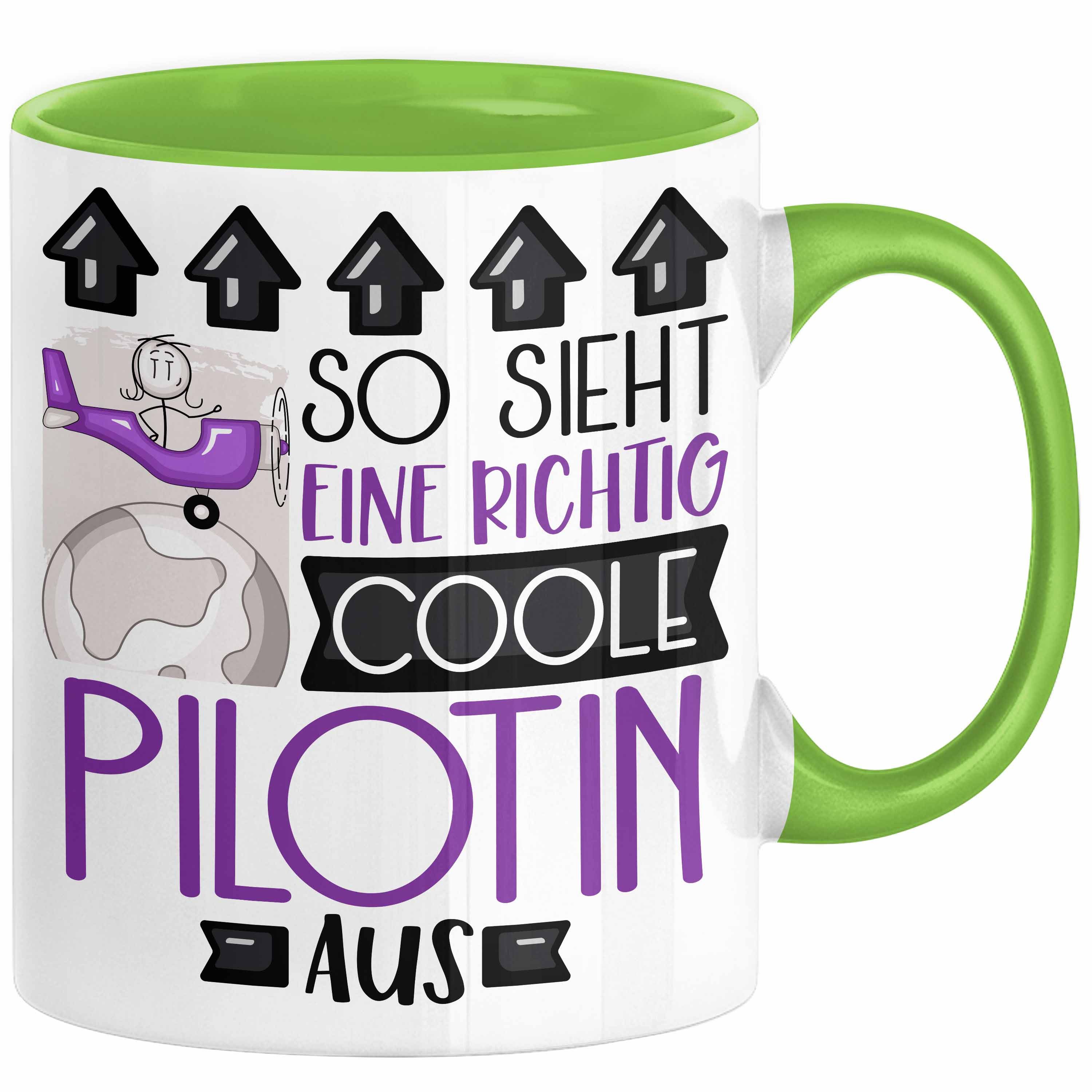Tasse Pilotin Geschenk Tasse Geschenkidee für Pilotin Geburtstag Weihnachten