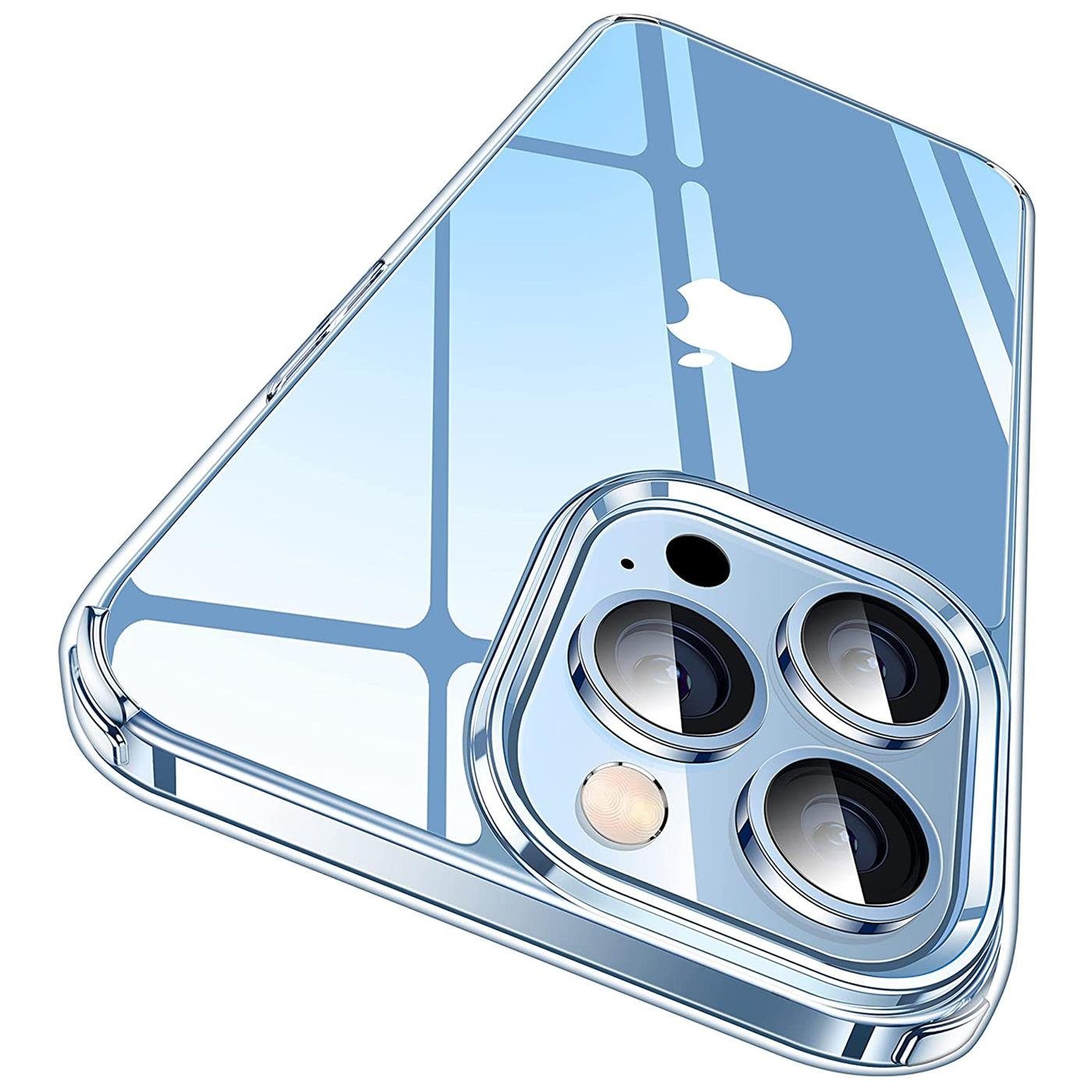 CoolGadget Handyhülle Transparent Ultra Slim Case für Apple iPhone 13 Pro Max 6,7 Zoll, Silikon Hülle Dünne Schutzhülle für iPhone 13 Pro Max Hülle
