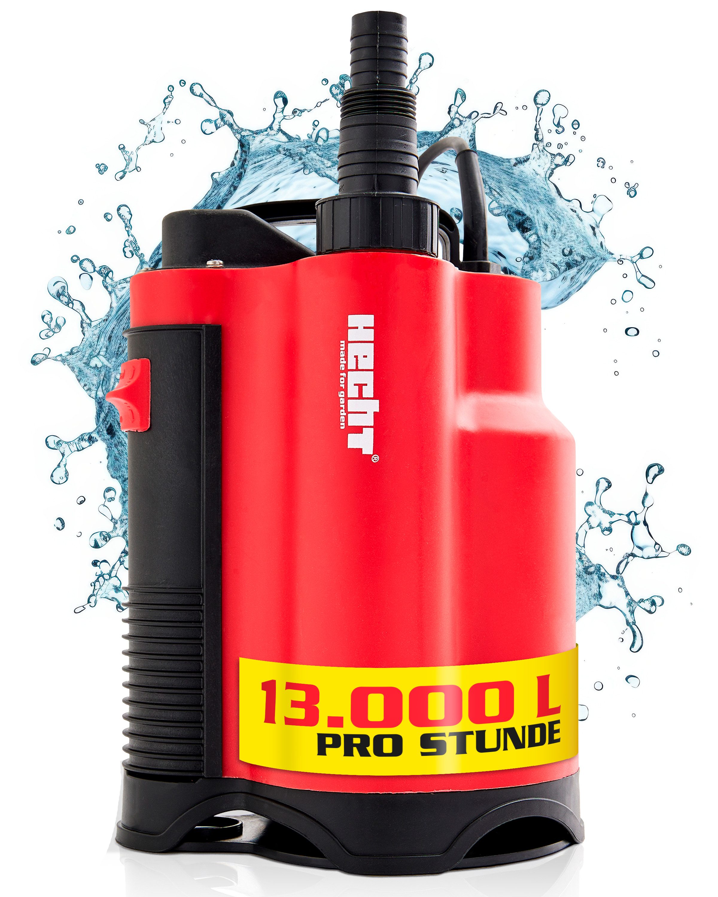Hecht Schmutzwasser-Tauchpumpe 3775 mit integriertem Schwimmer, günstig online kaufen
