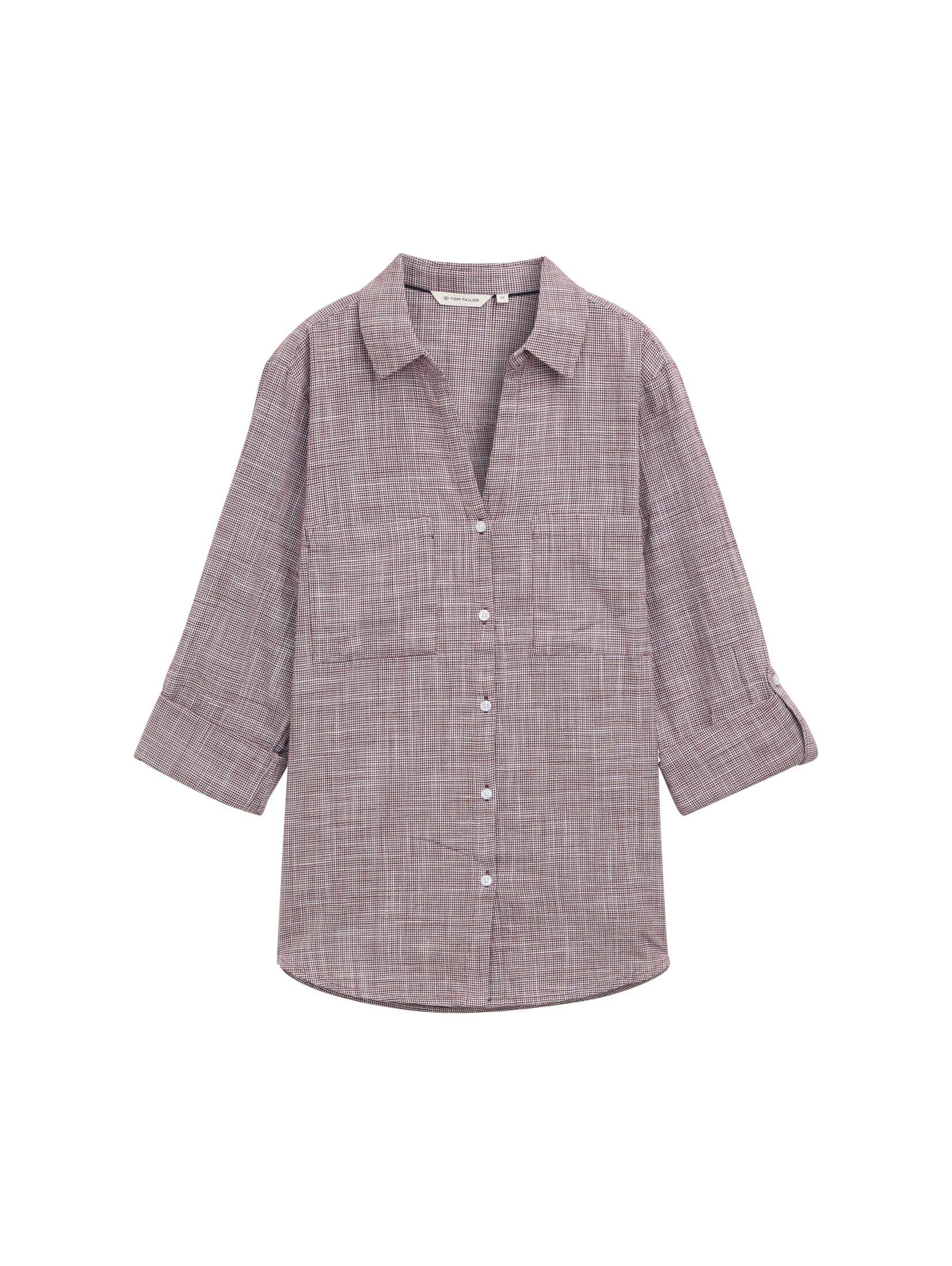 TOM TAILOR Langarmbluse Blusen & Shirts Bluse mit Brusttaschen günstig online kaufen