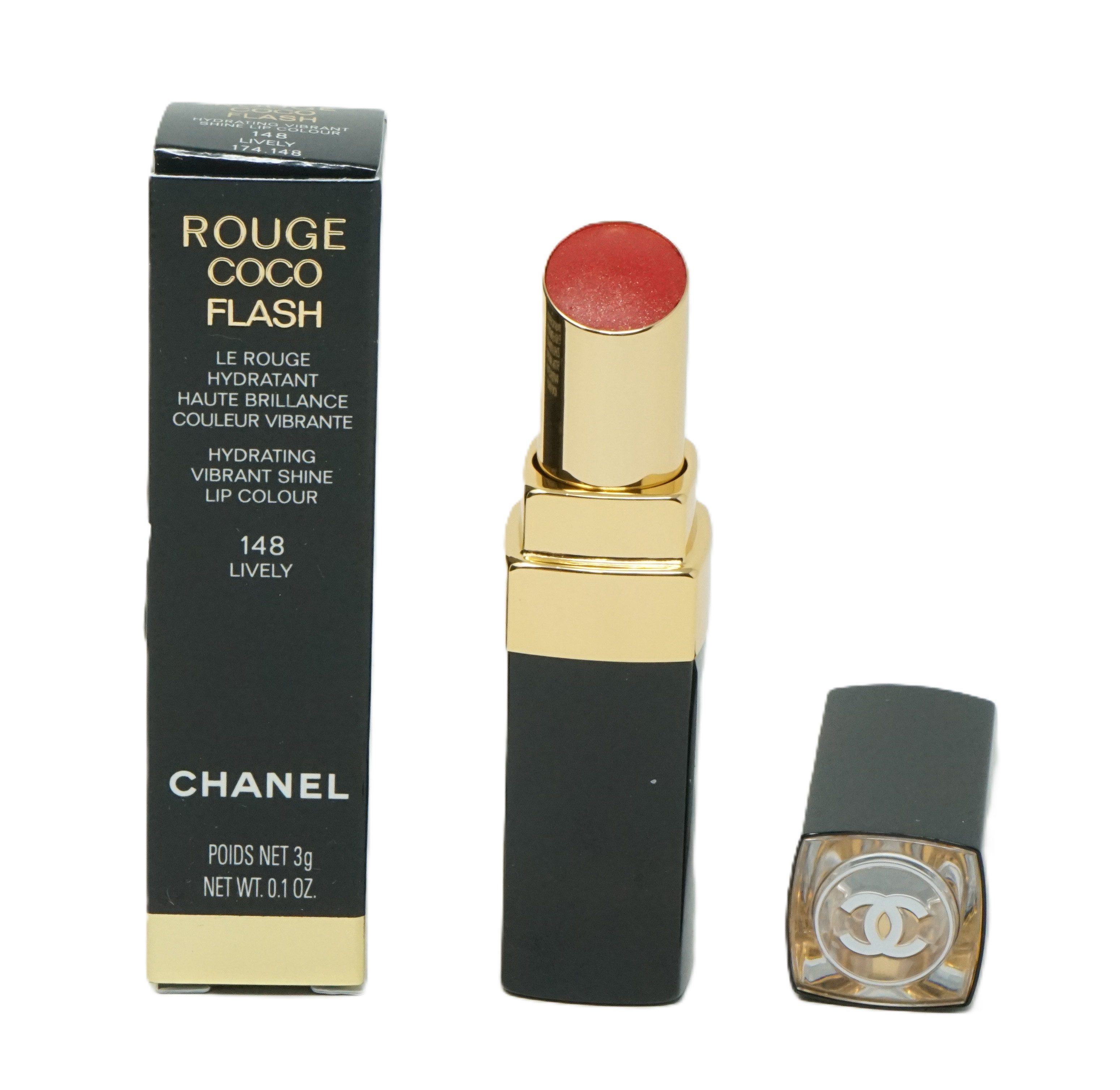 Lippenstift Chanel Rouge Coco Shine Lippenstift 148 Lively 3g