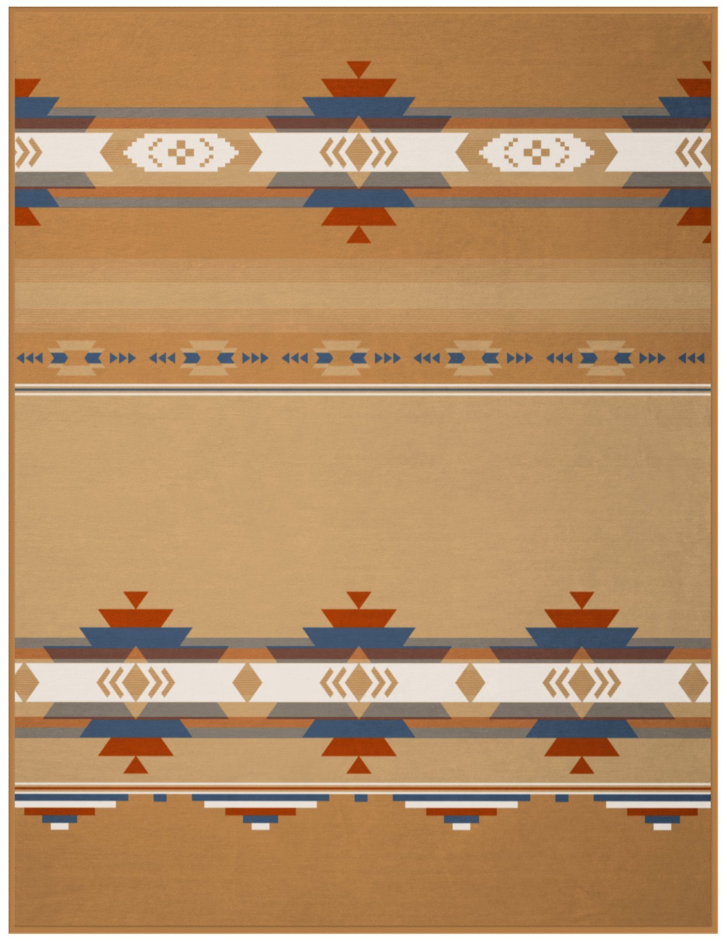 Wohndecke Montana, Ethno-Sofadecke in 150x200, Decke aus Baumwoll-Mischgewebe, Biederlack, Made in Germany